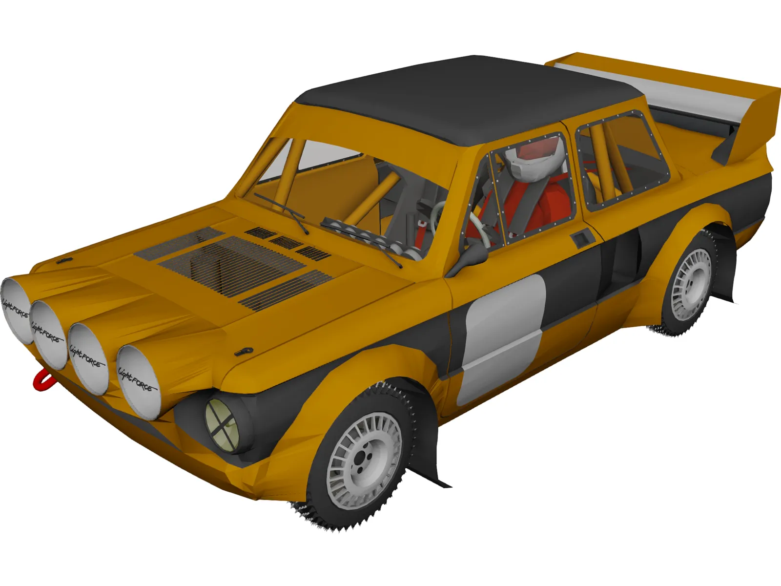ZAZ 968 M Turbo 3D Model main preview