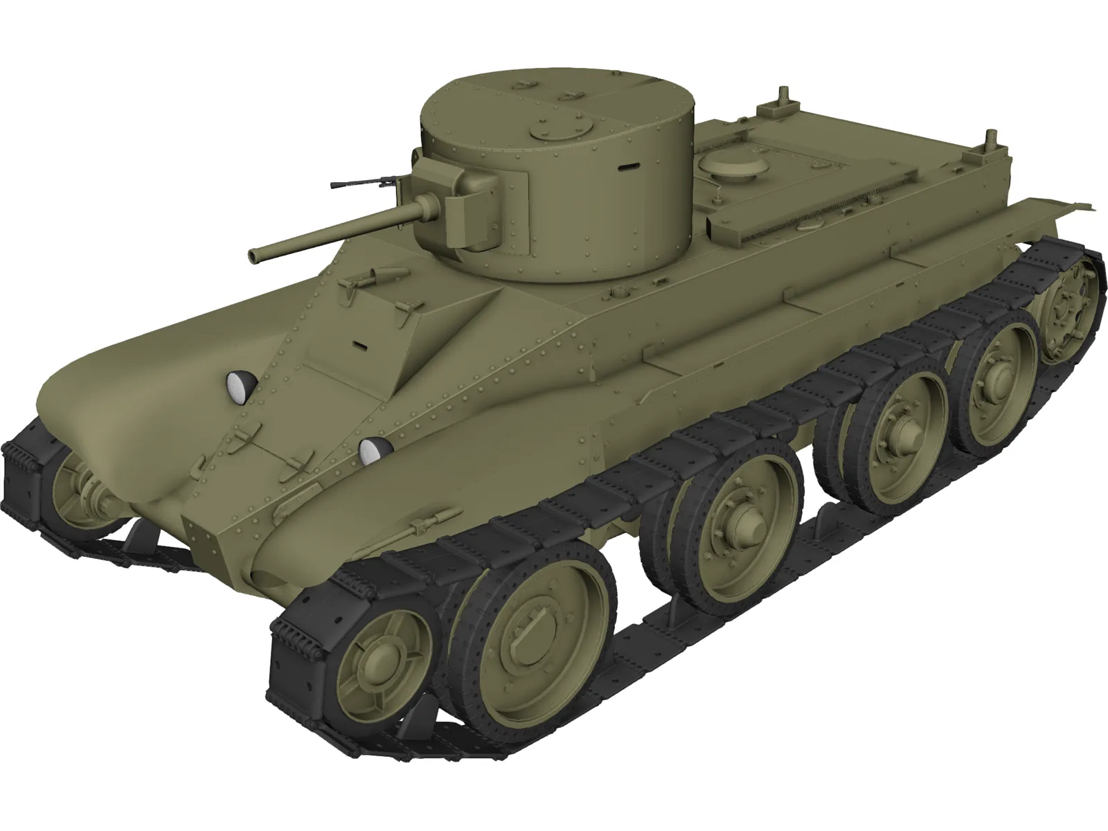 BT-2 3D Model main preview