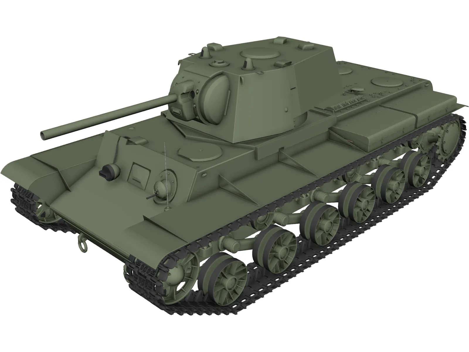KV-1 3D Model main preview
