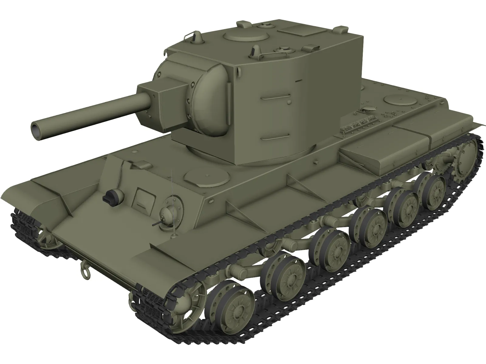 KV-2 3D Model main preview