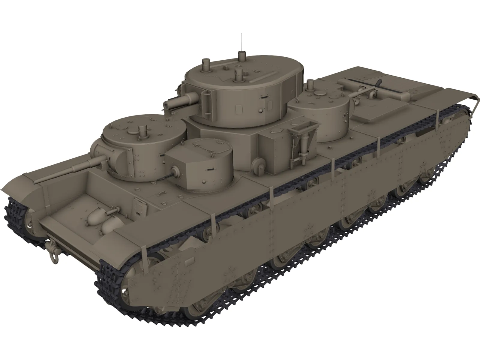 T35A 3D Model main preview