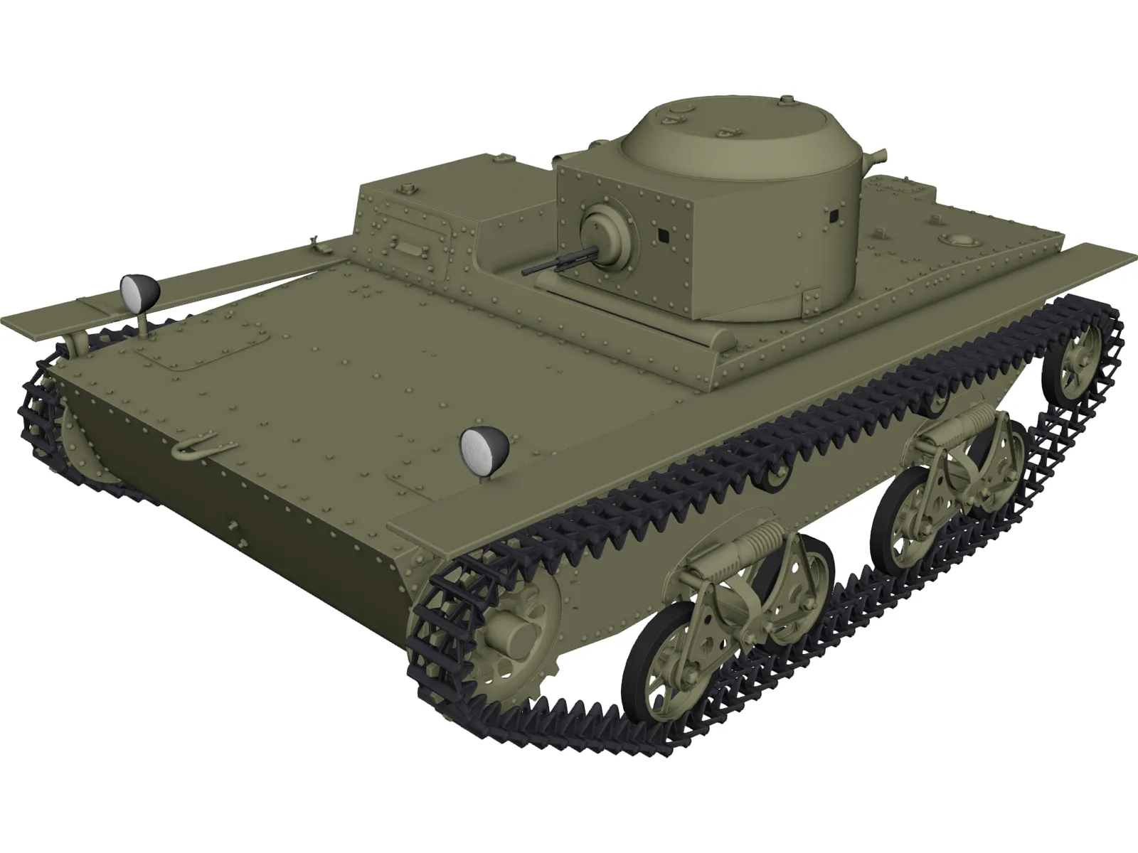 T38 3D Model main preview