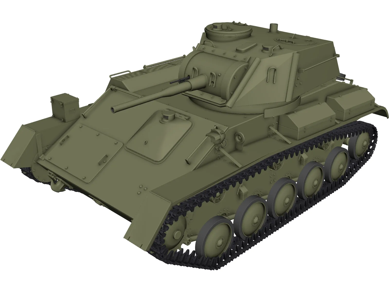 T80 3D Model main preview