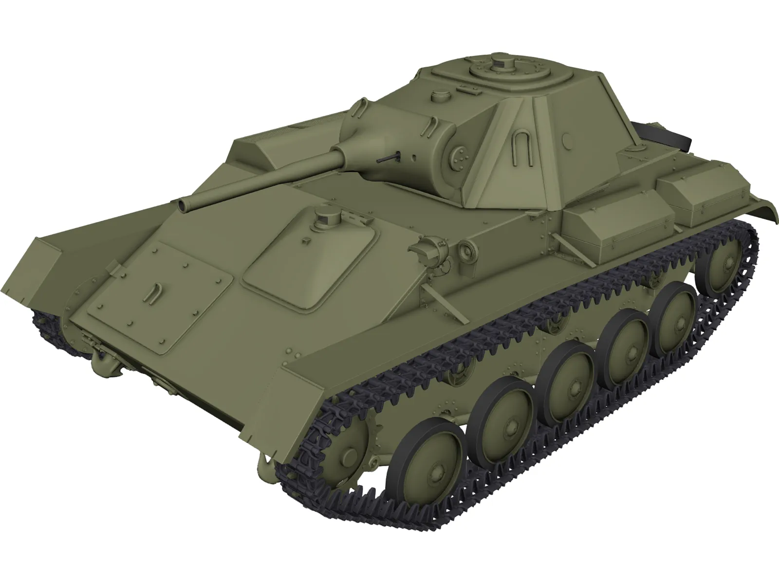T70 3D Model main preview