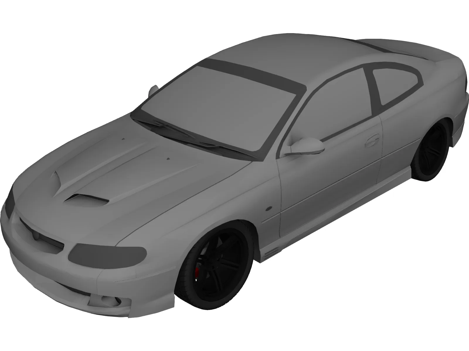 Holden Monaro 3D Model main preview