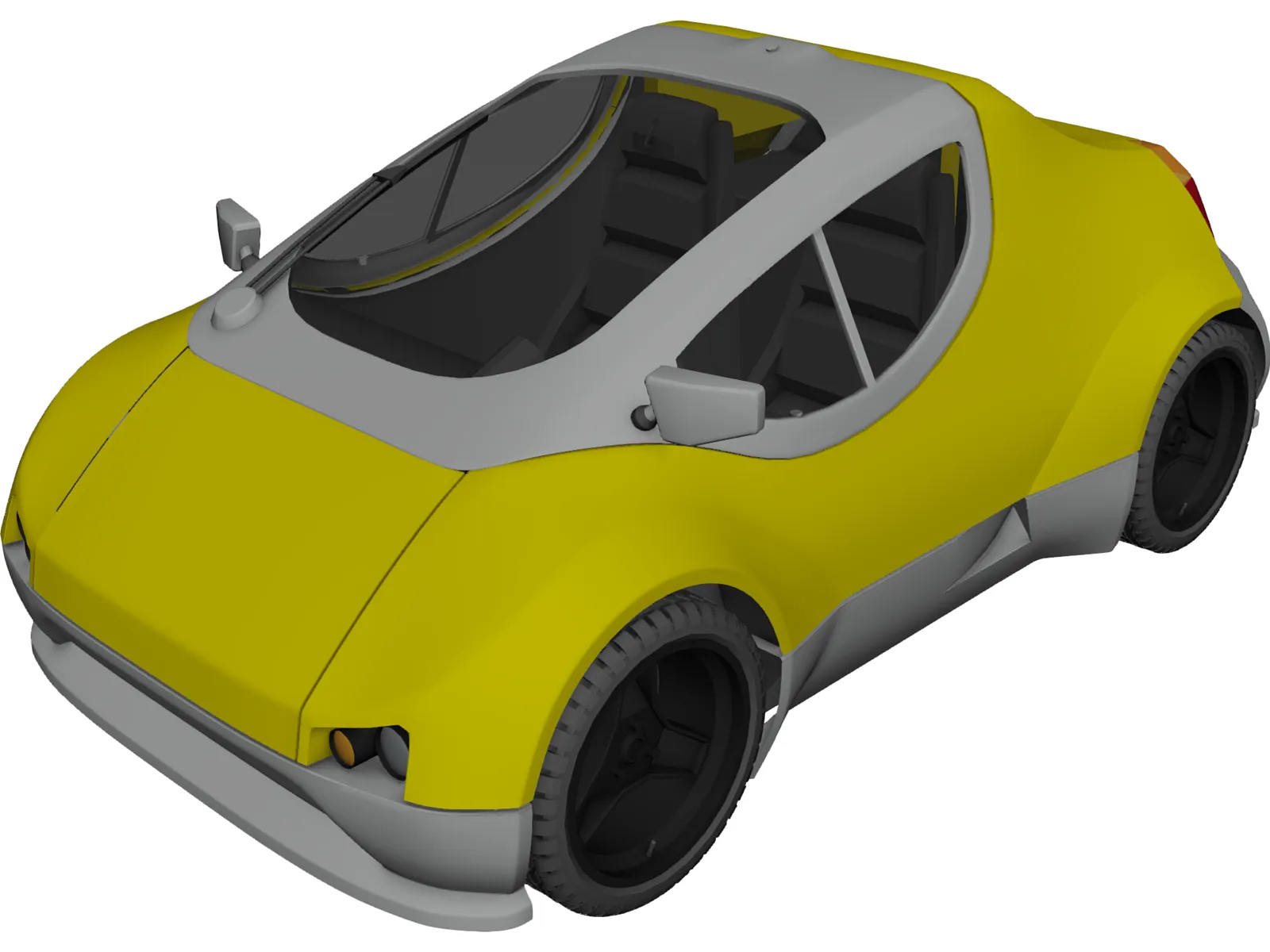 Urban Concept Car 3D Model main preview