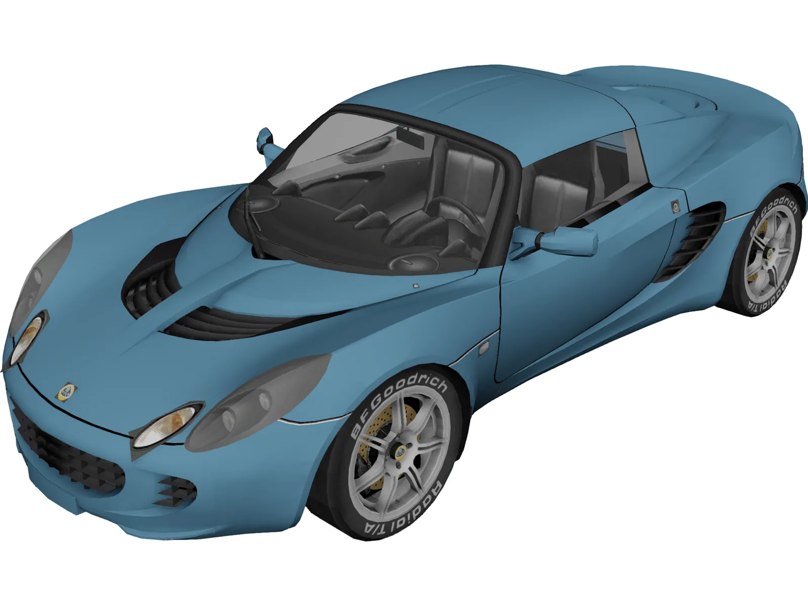 Lotus Elise S2 3D Model main preview