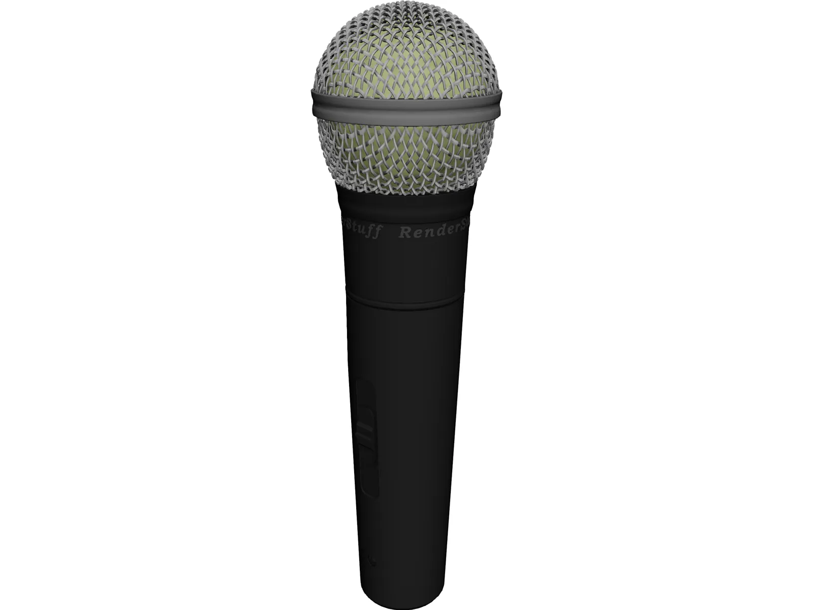 Microphone 3D Model main preview