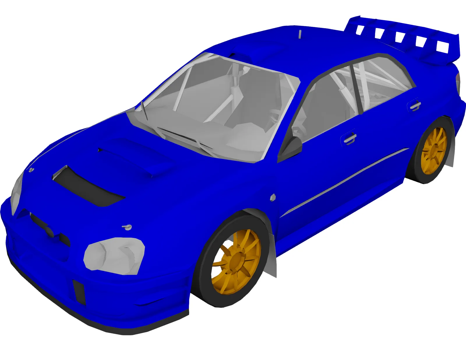 Subaru Impreza WRC (2003) 3D Model main preview