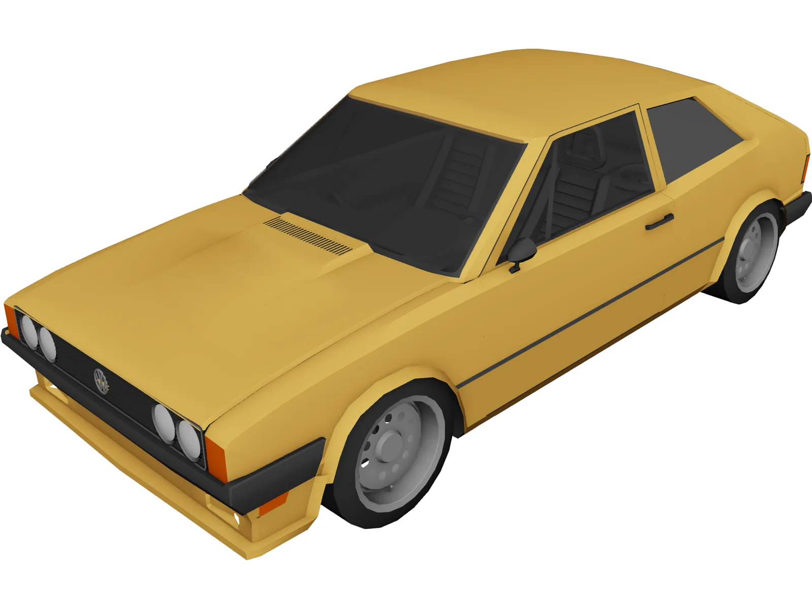 Volkswagen Scirocco GTi 3D Model main preview