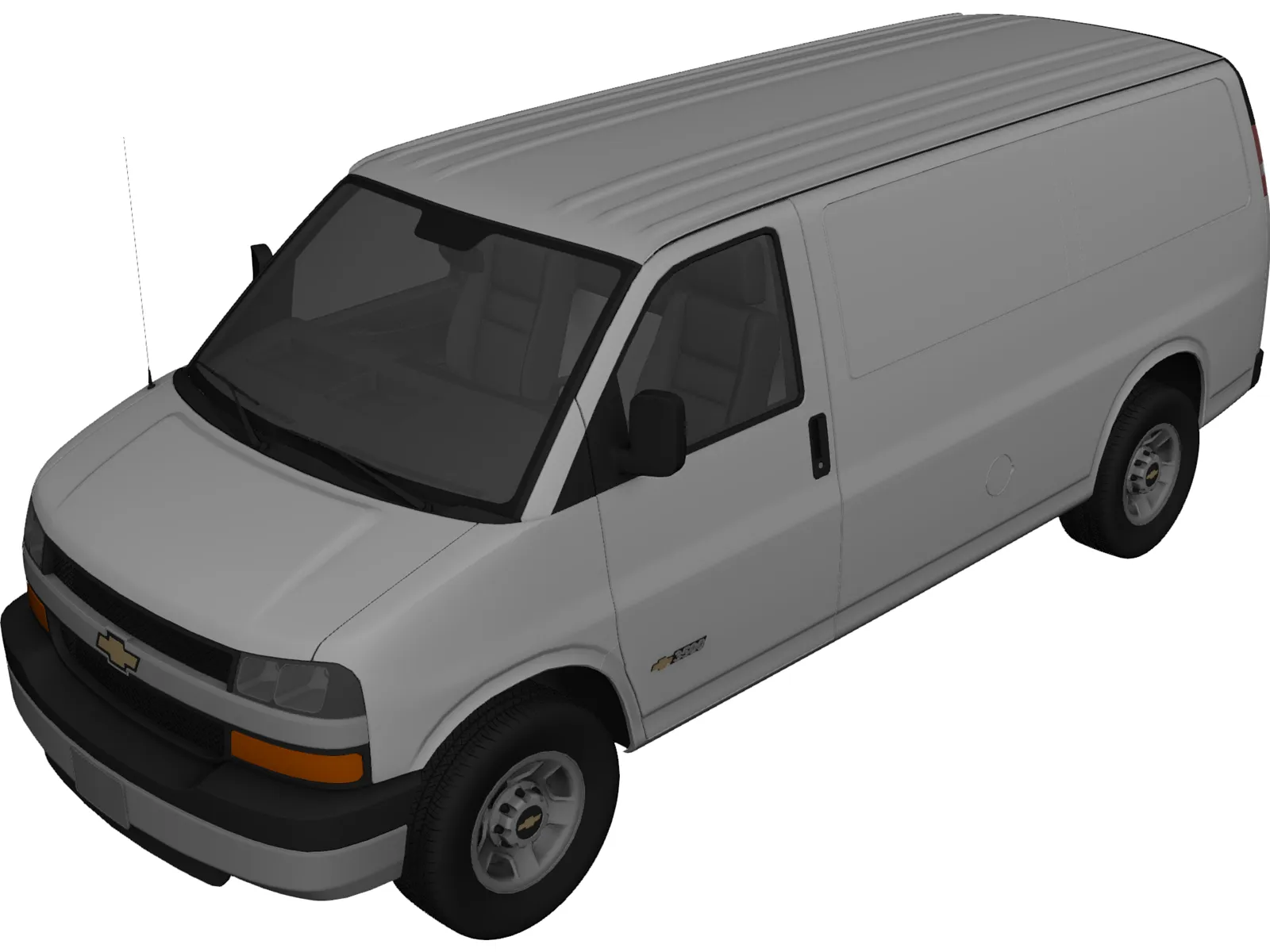 Chevrolet Express 3D Model main preview
