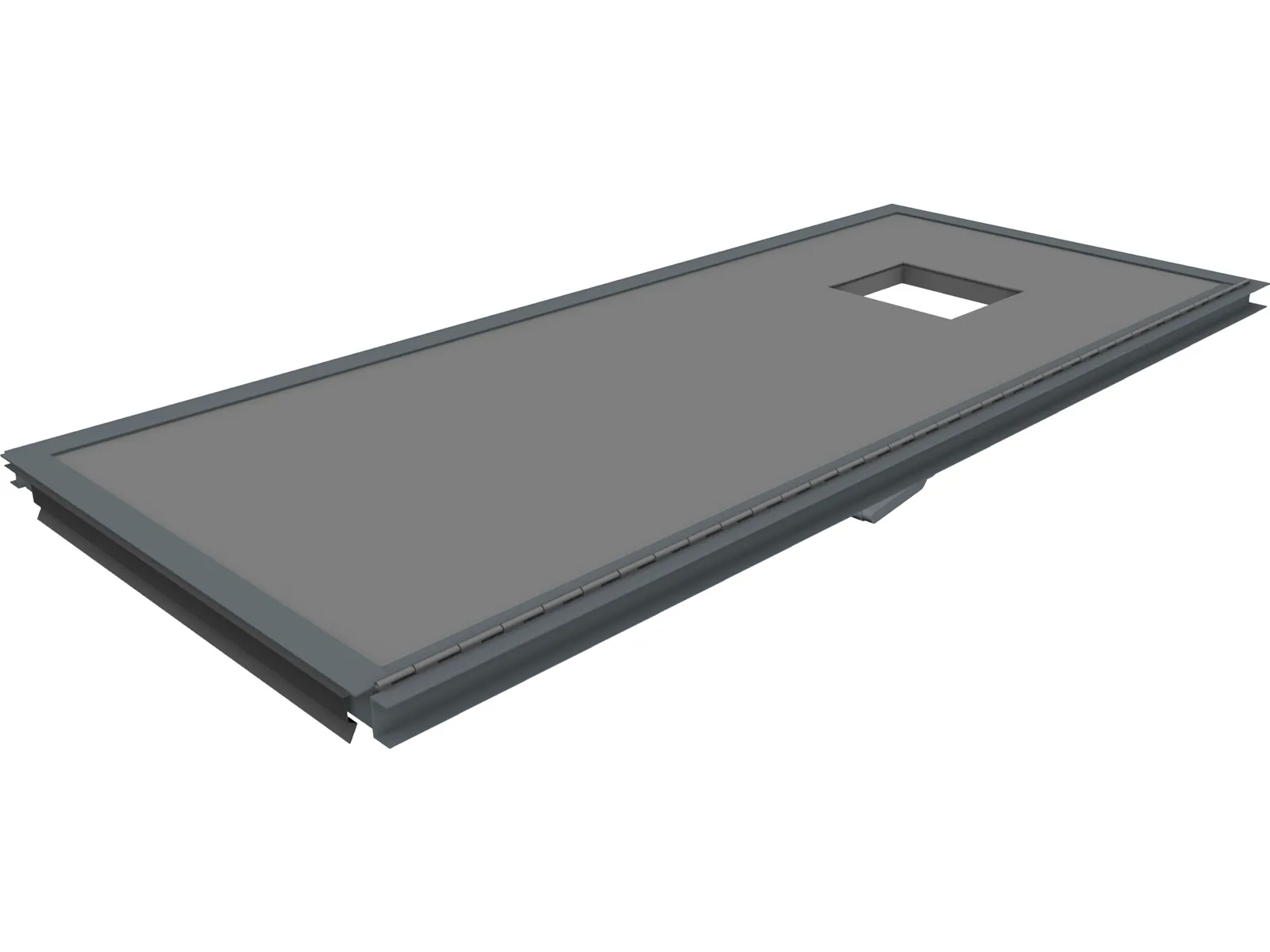 Emergency Door 3D Model main preview