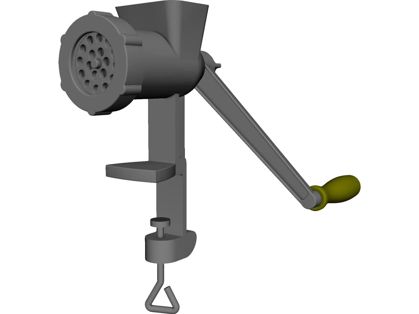 Meat Grinder 3D Model main preview