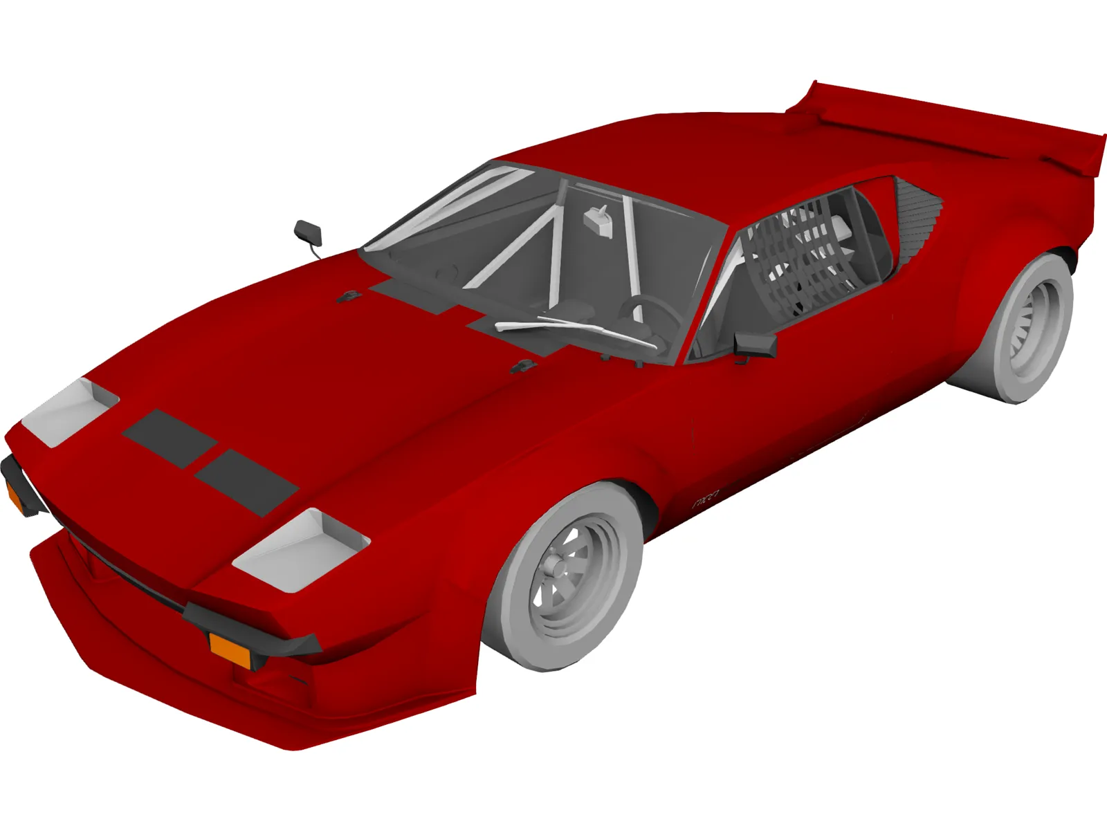 DeTomaso Pantera (1973) 3D Model main preview