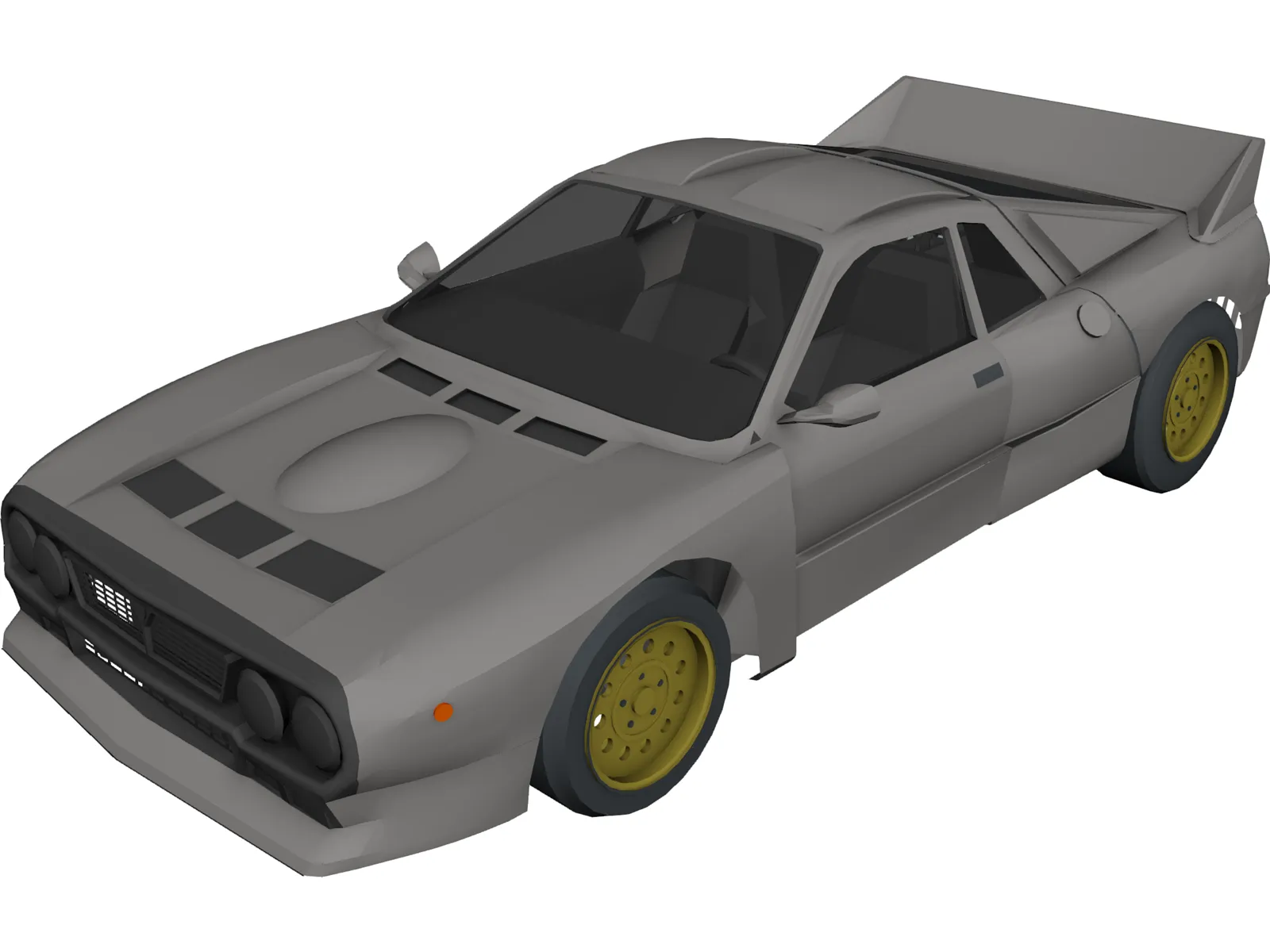 Lancia Rally 037 3D Model main preview