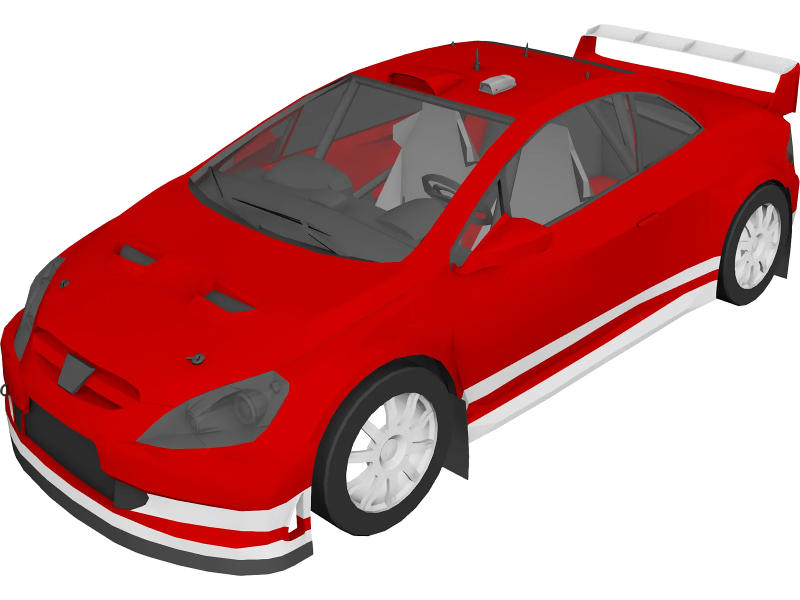 Peugeot 307 WRC (2005) 3D Model main preview