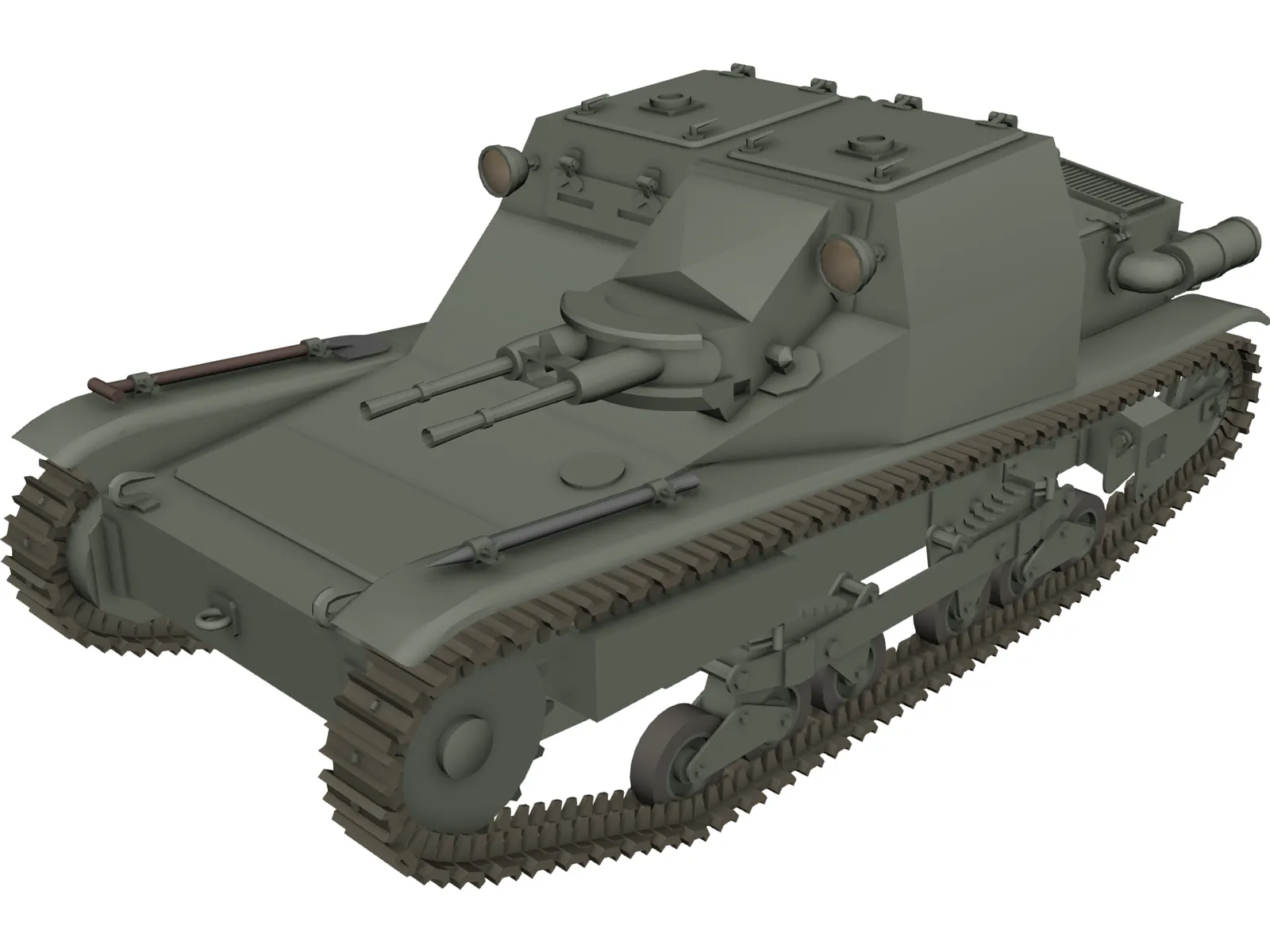 CV 35 3D Model main preview