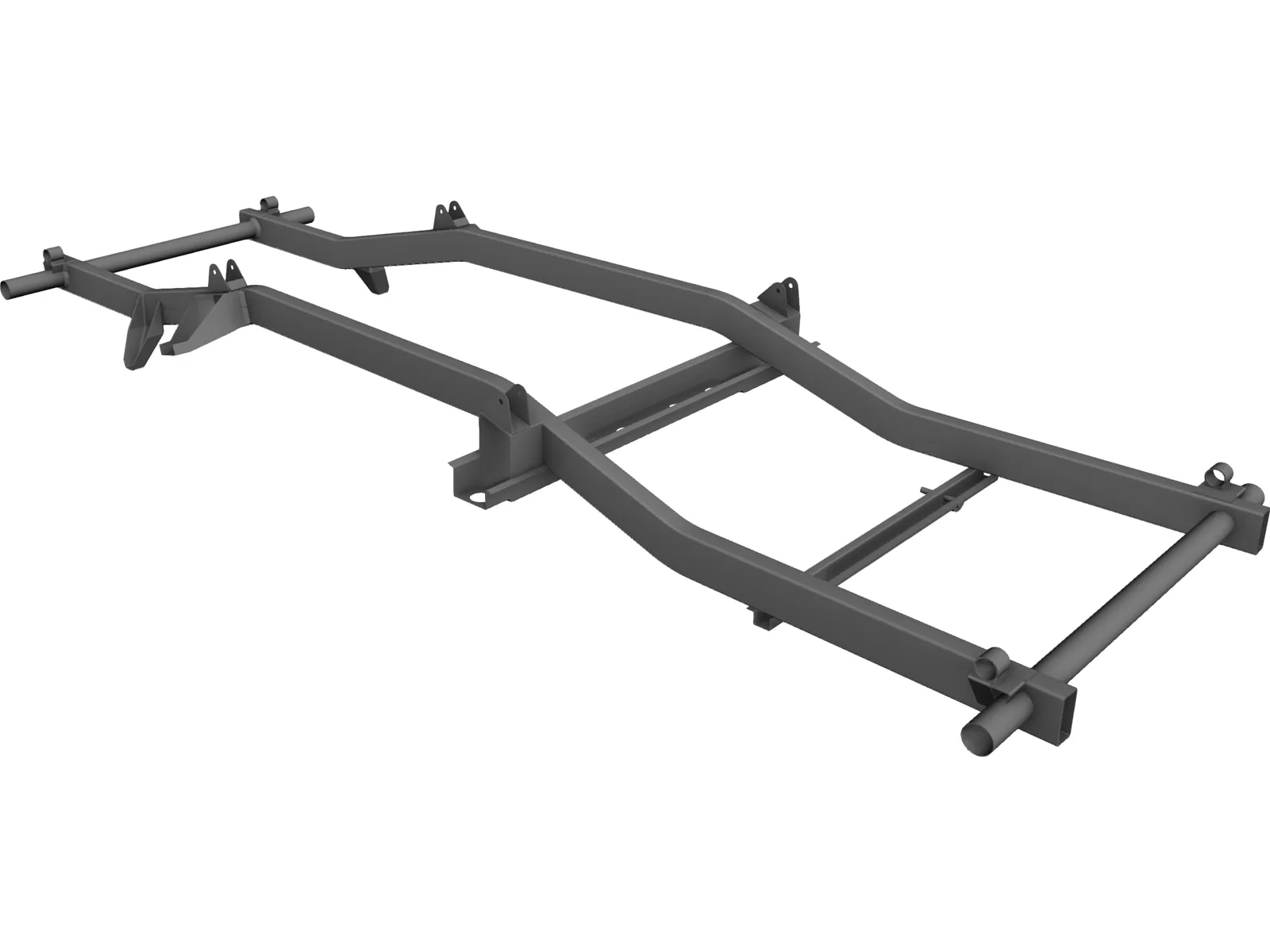 Frame Suzuki SJ 410 3D Model main preview
