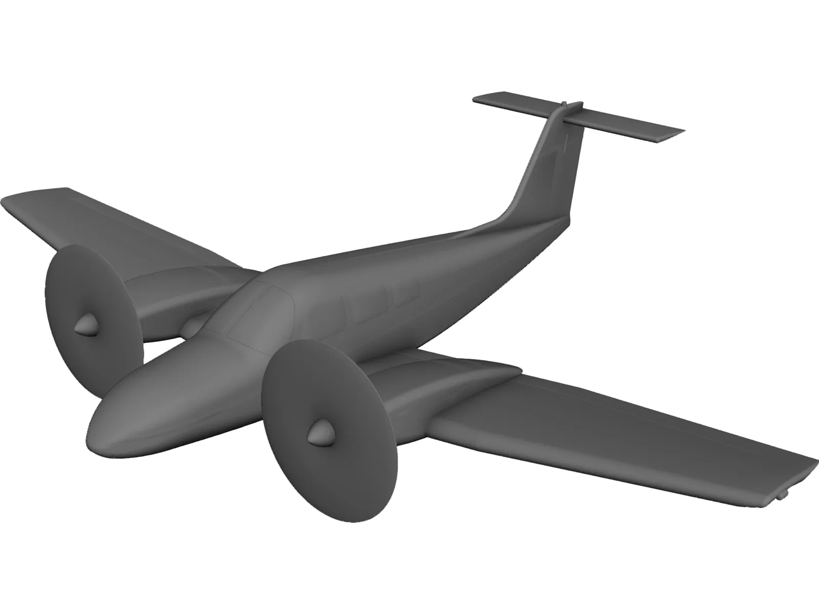 Piper PA-44-180 3D Model main preview