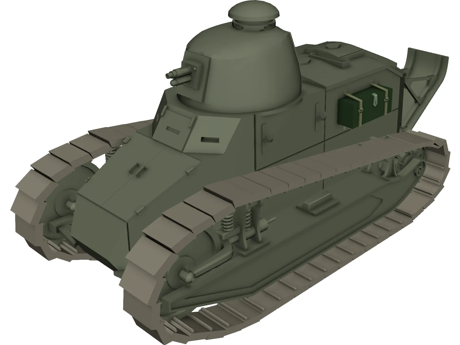 FT-17A 3D Model main preview