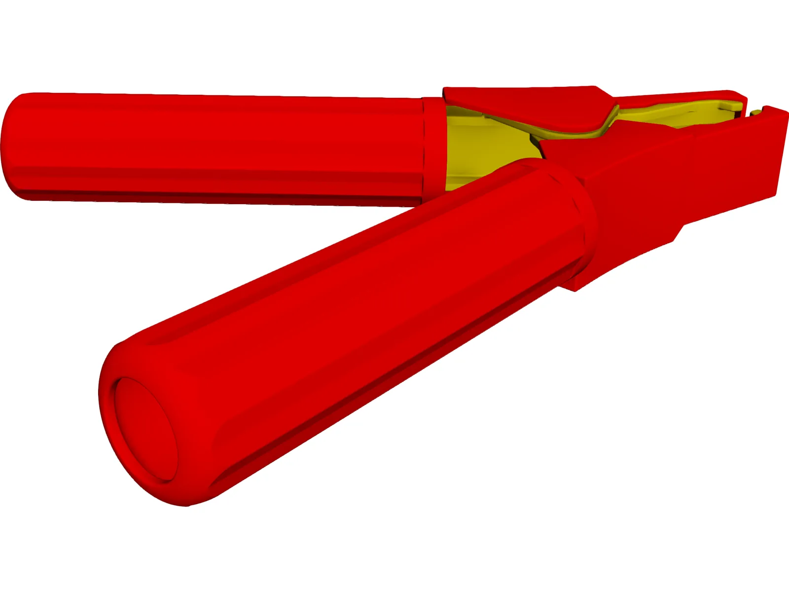 Croc Clip 1000A 3D Model main preview