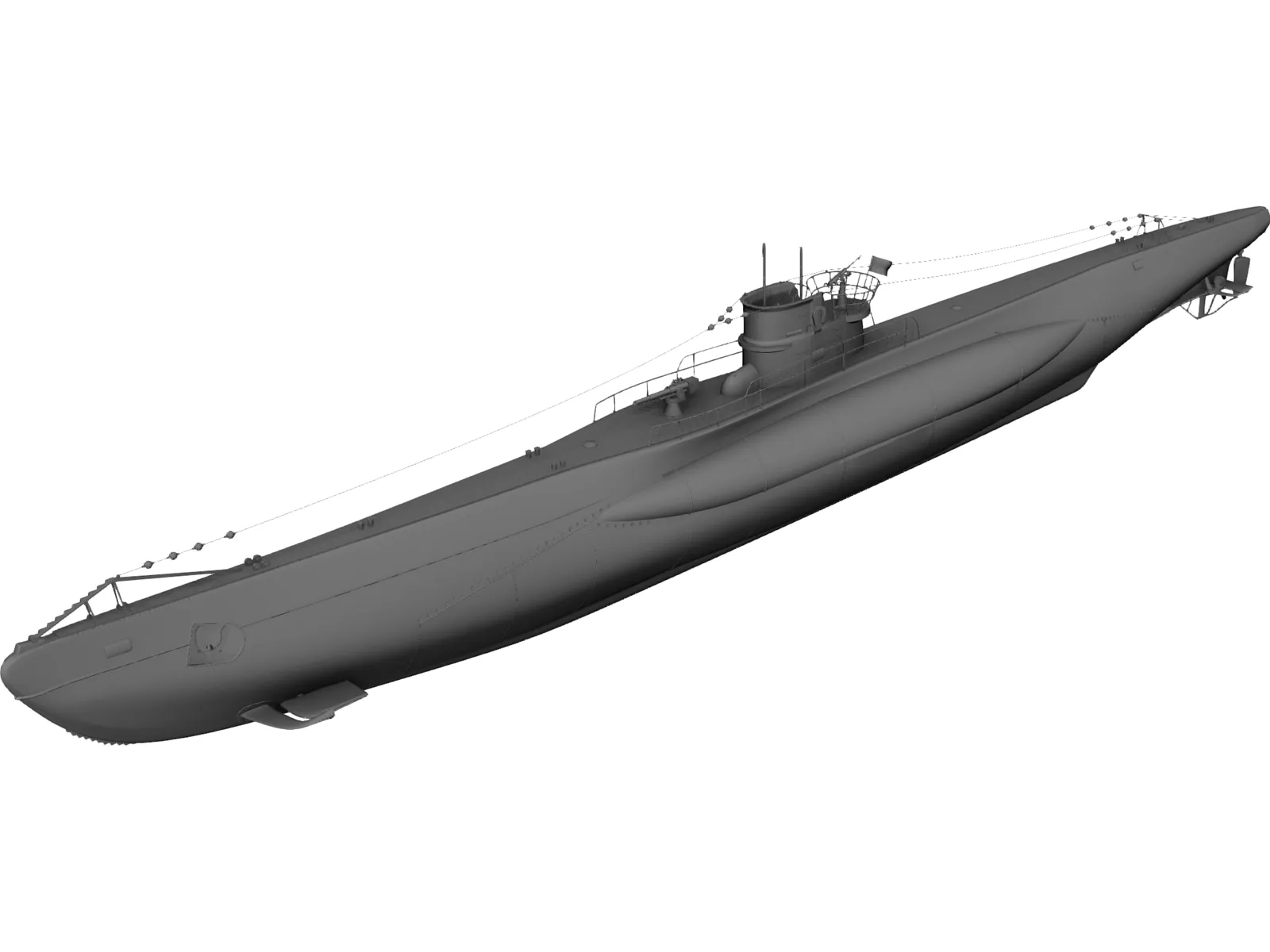 U-99 3D Model main preview