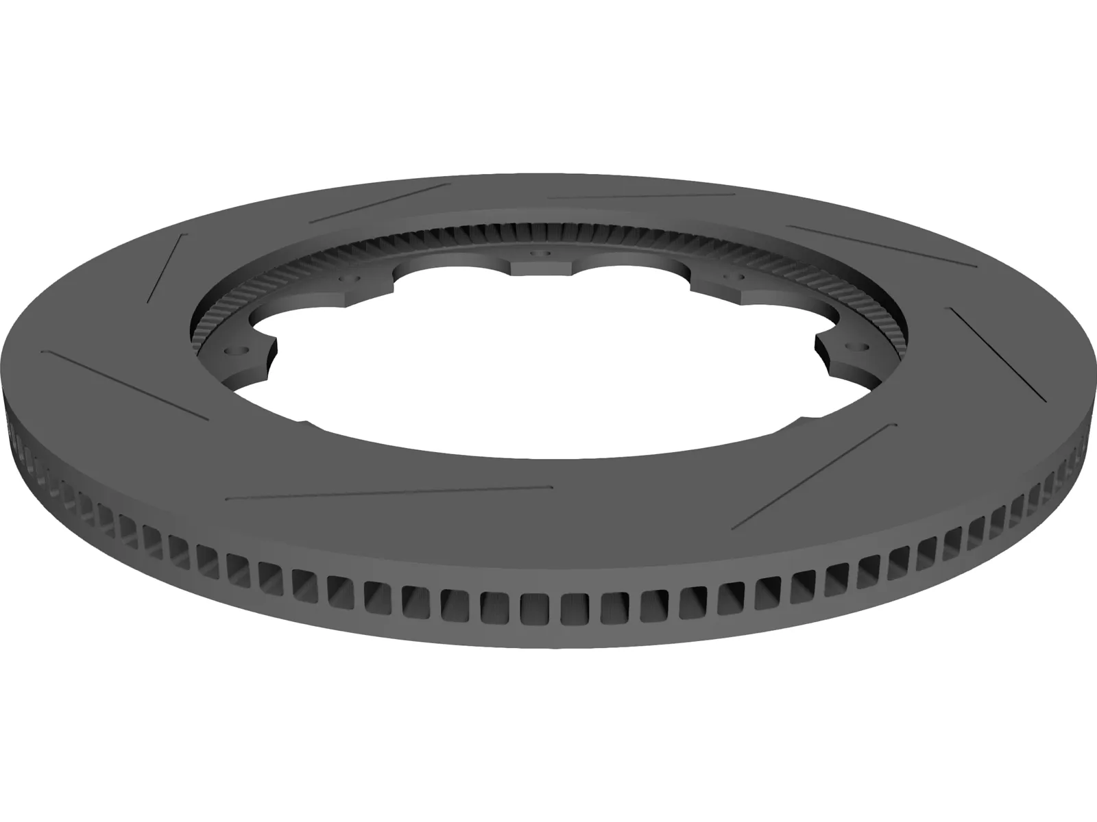 Brake Disc AP 267 3D Model main preview
