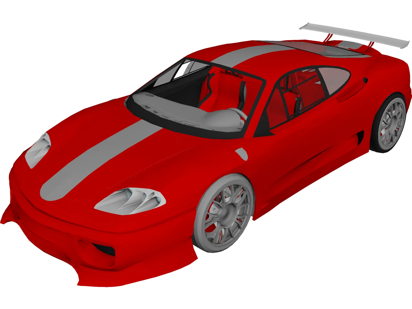 Ferrari 360 Modena [Tuned] 3D Model main preview