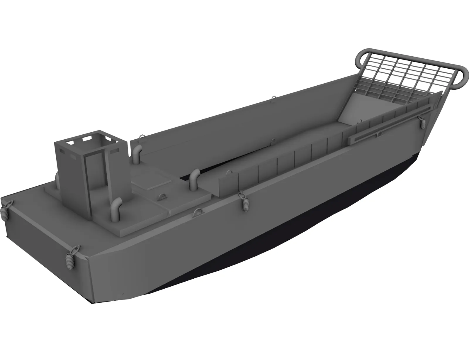 Landingcraft 3D Model main preview