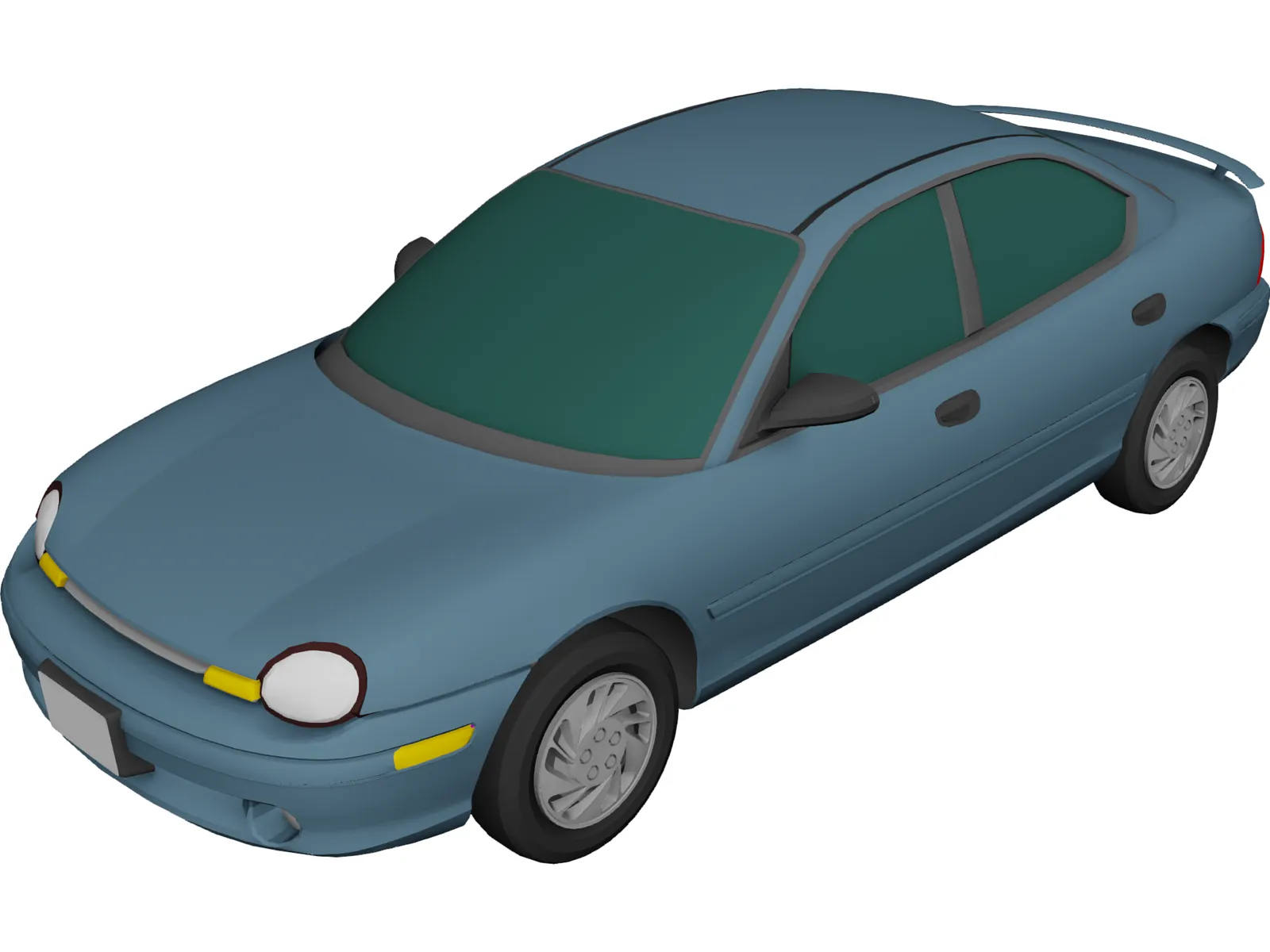 Dodge Neon (1994) 3D Model main preview