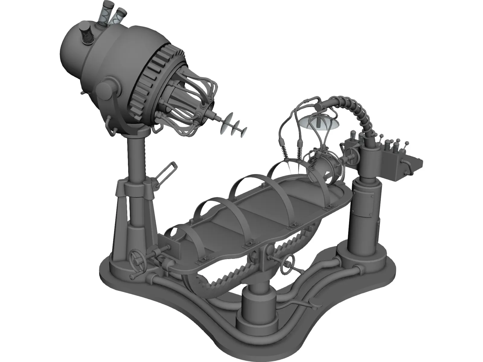 Mad Scientific Medical Device 3D Model main preview