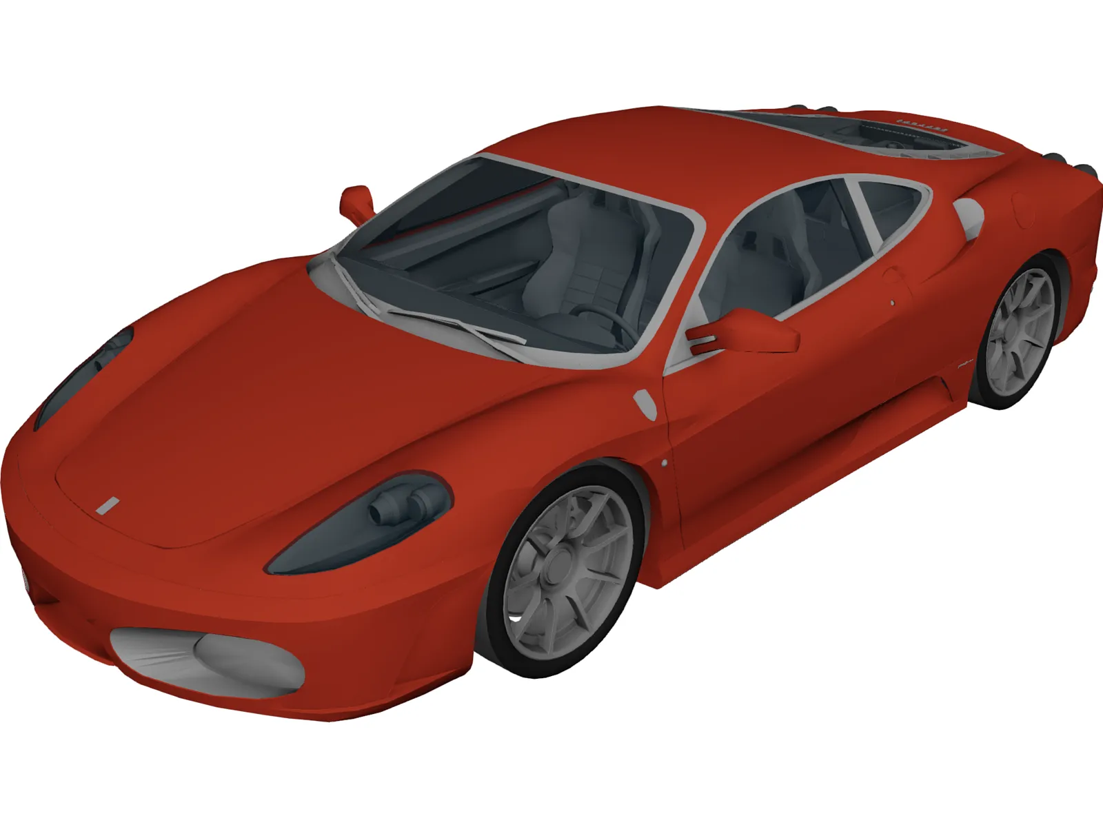 Ferrari F430 (2006) 3D Model main preview