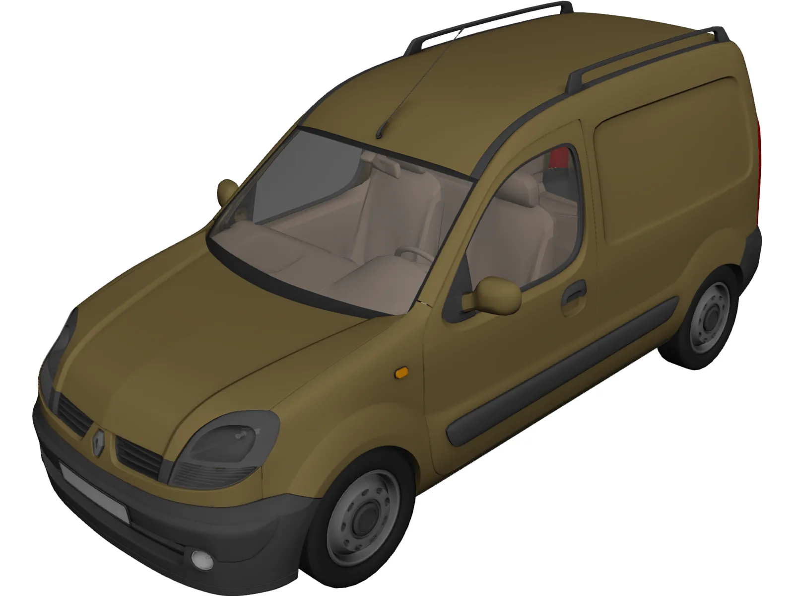 Renault Kangoo II 3D Model main preview