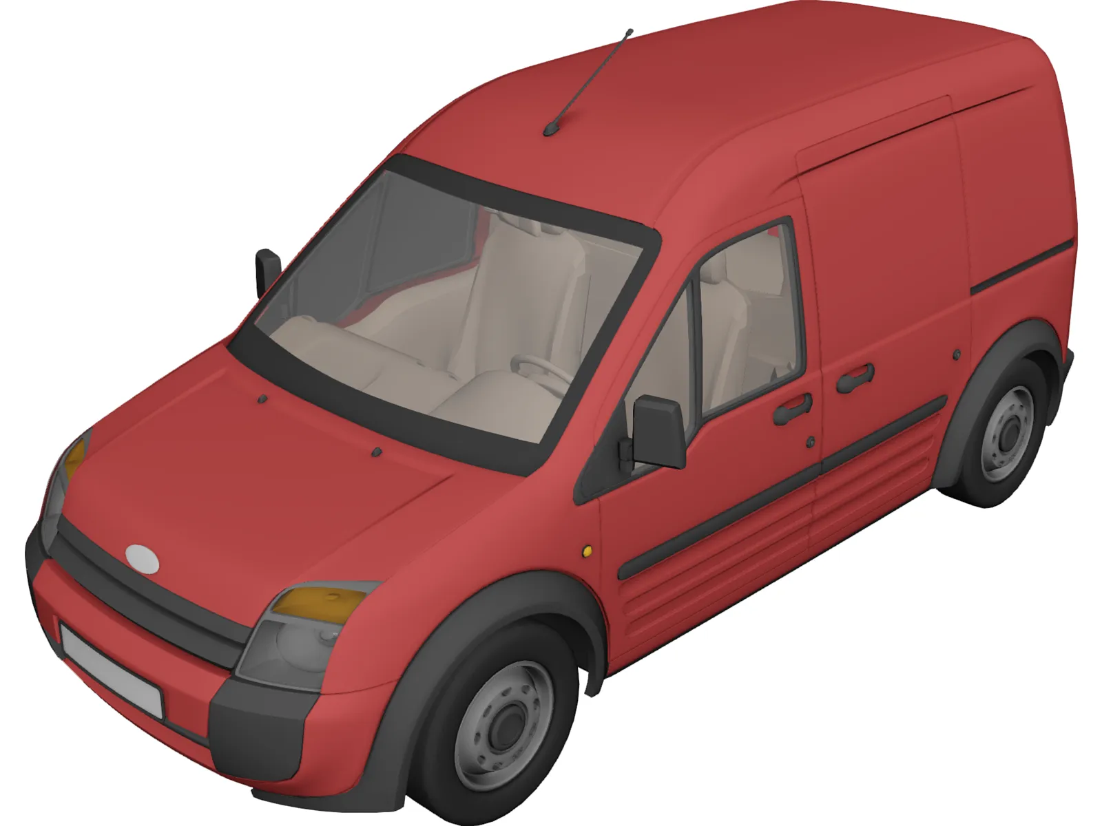 Ford Transit 3D Model main preview