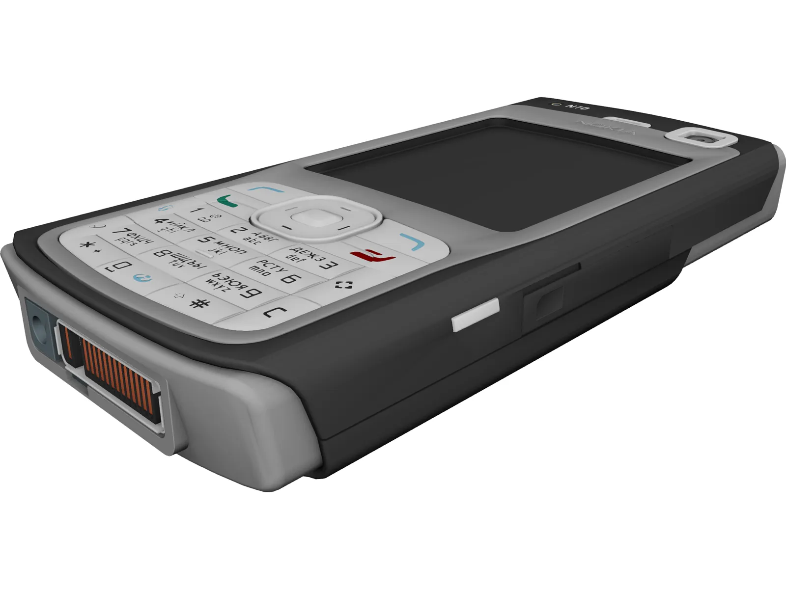 Nokia N70 3D Model main preview