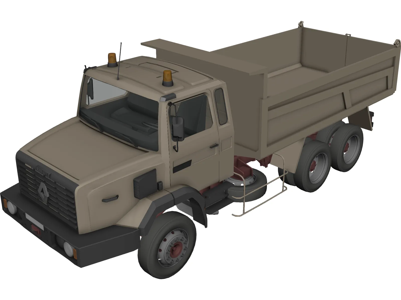 Renault C280 3D Model main preview
