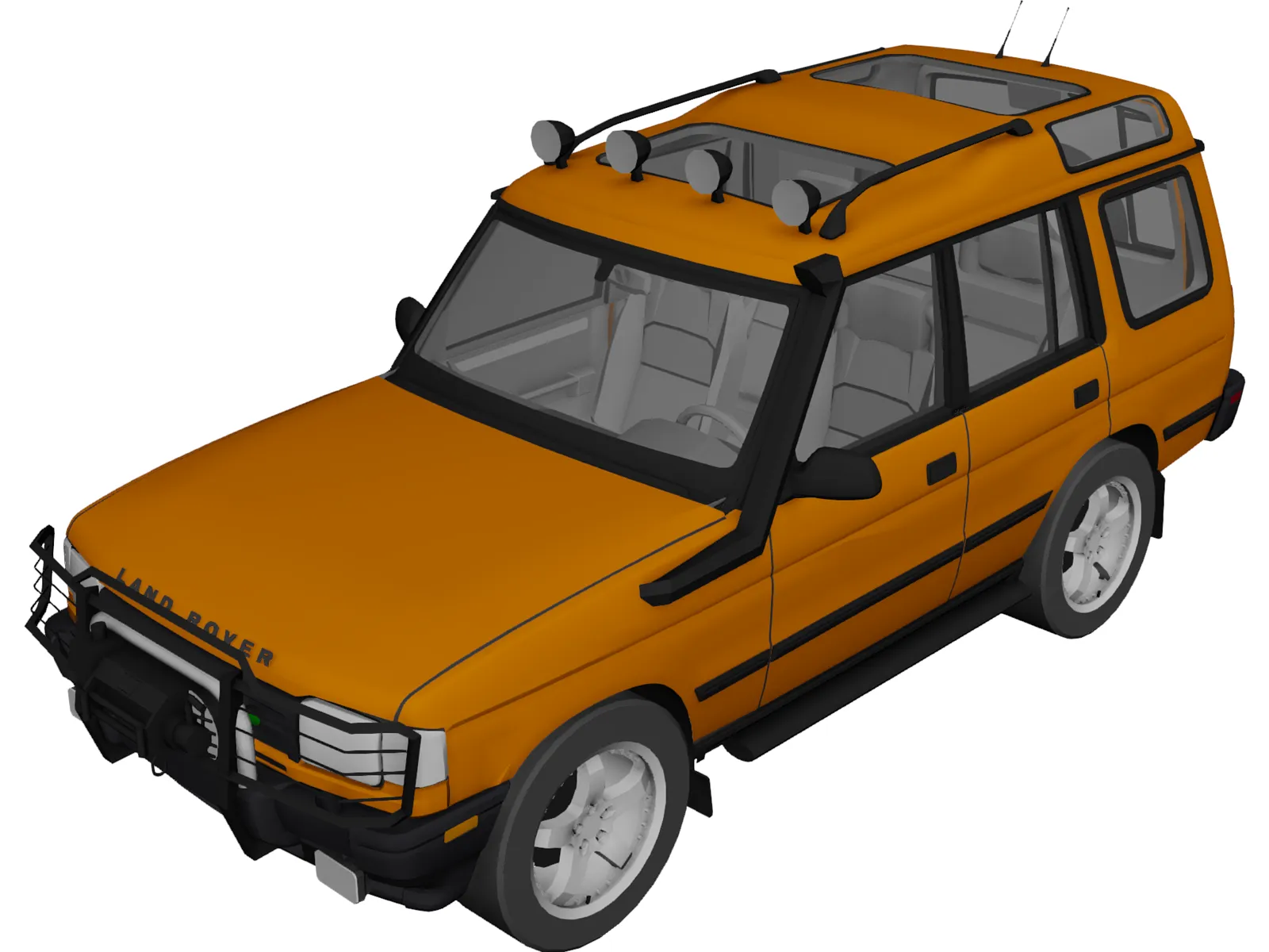 Land Rover Discovery G4 Challenge 3D Model main preview