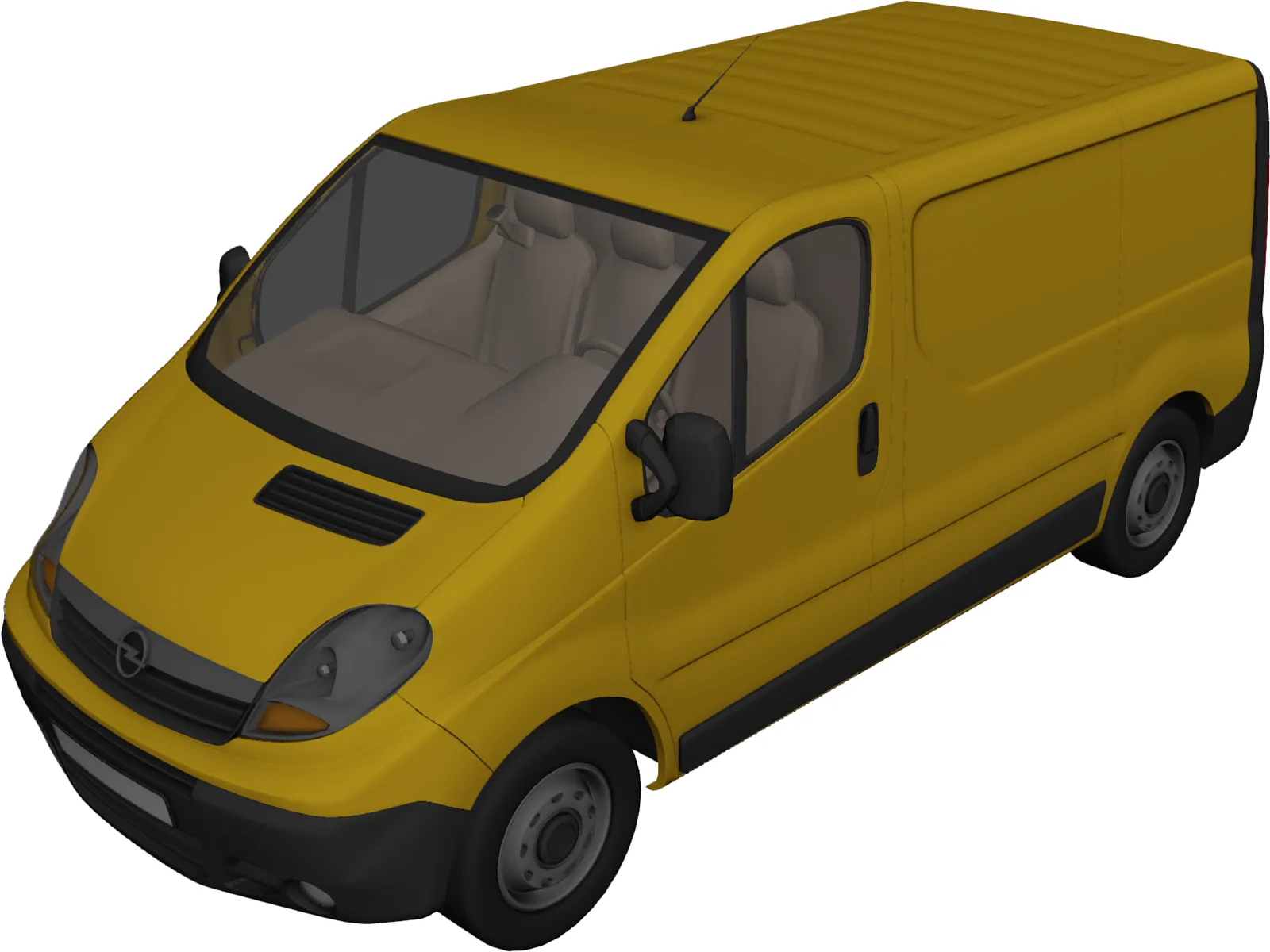 Opel Vivaro 3D Model main preview
