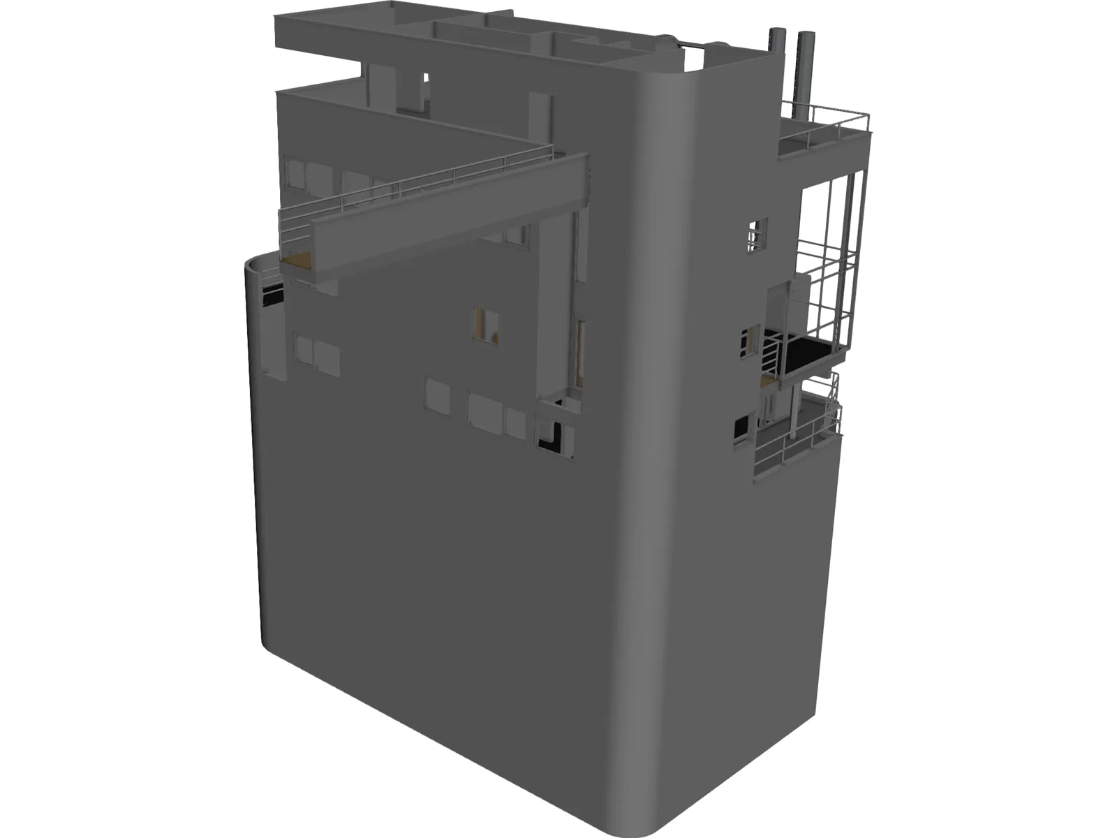 Meier Douglas House 3D Model main preview