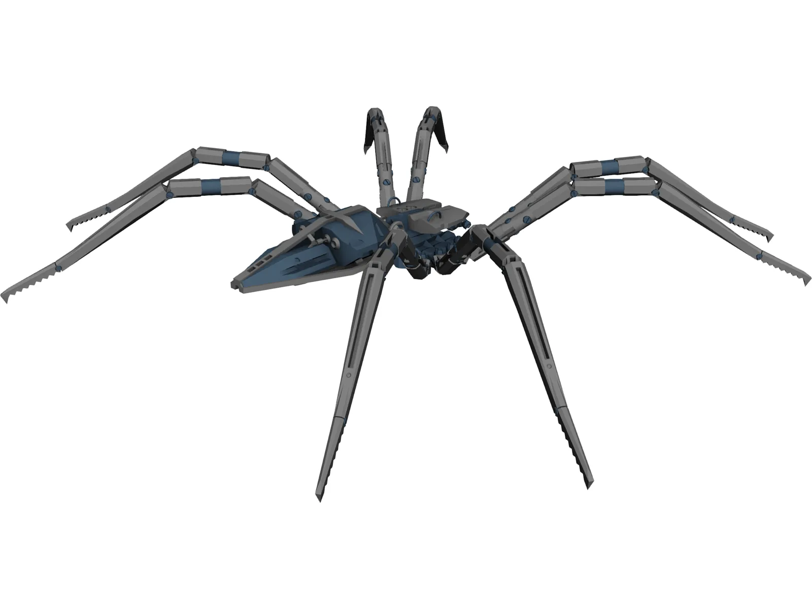 Mechanical Spider Robot 3D Model main preview