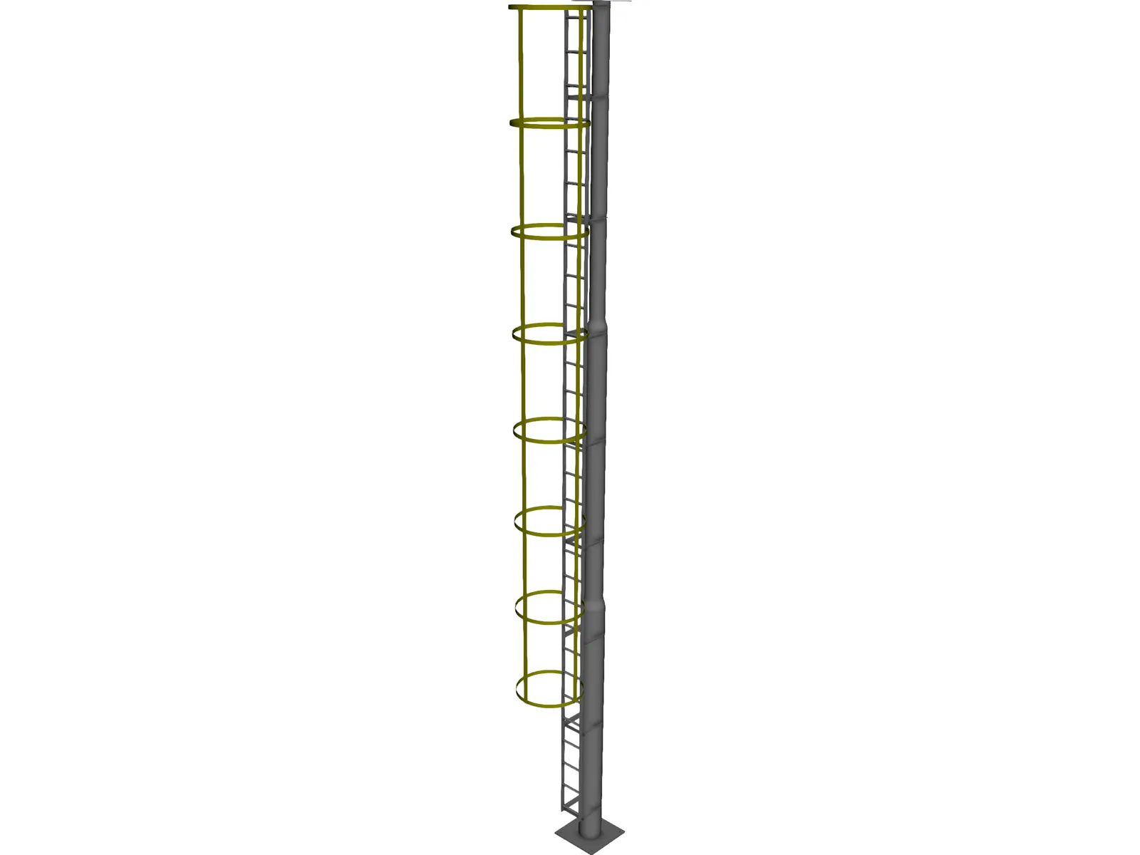 Cat Ladder 3D Model main preview