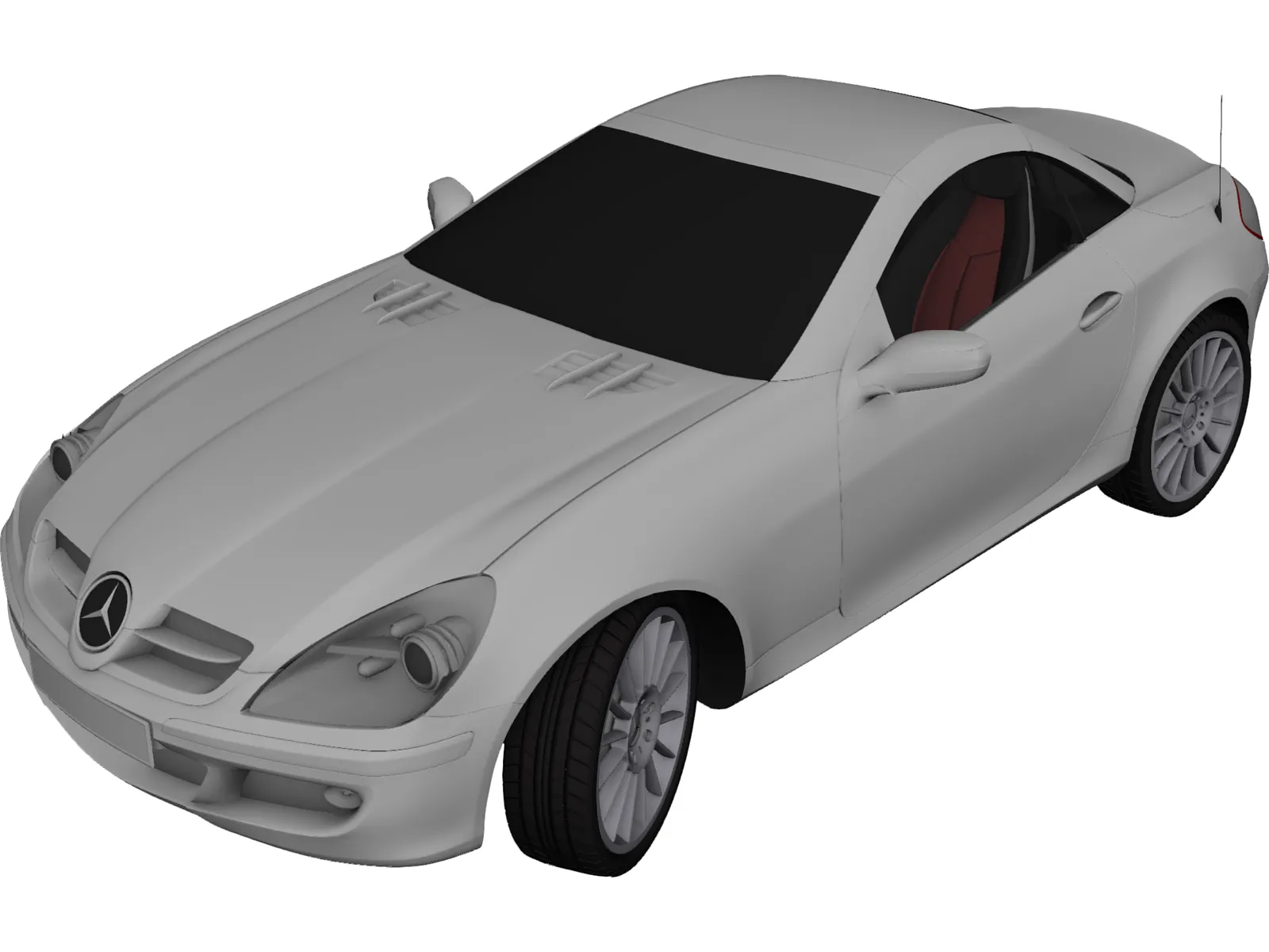 Mercedes-Benz SLK (2004) 3D Model main preview