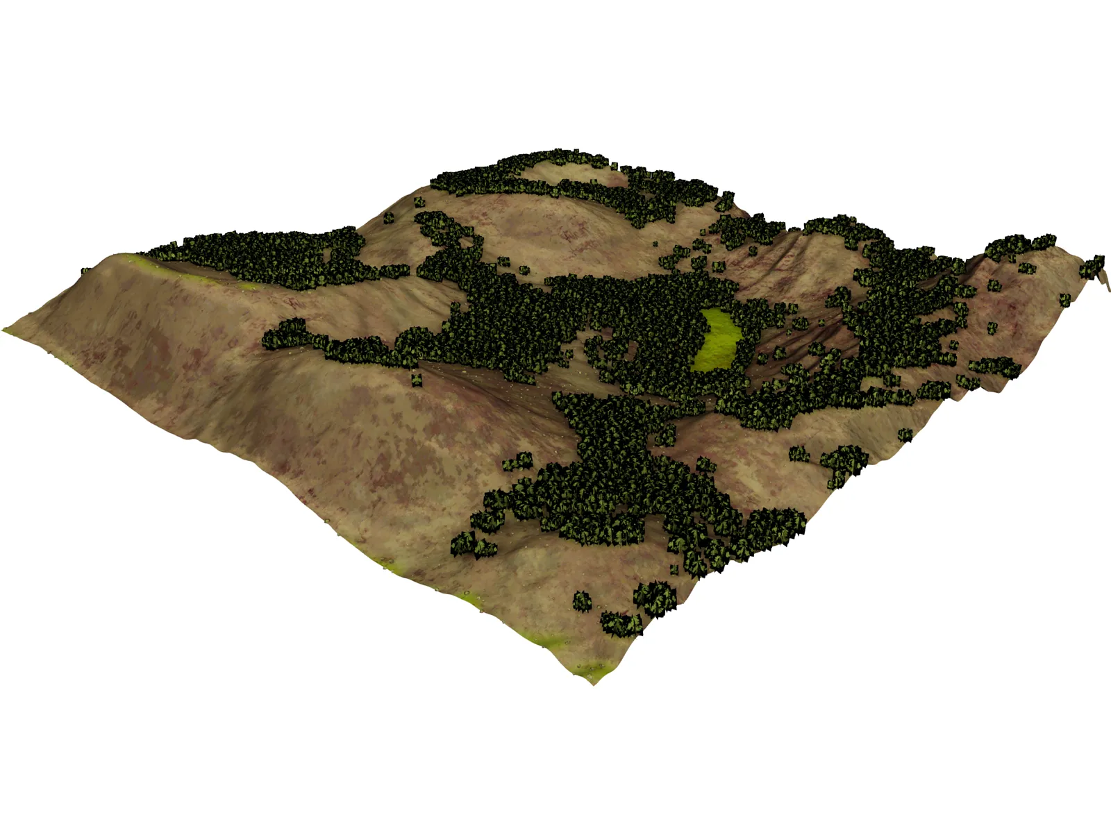 Valley 3D Model main preview