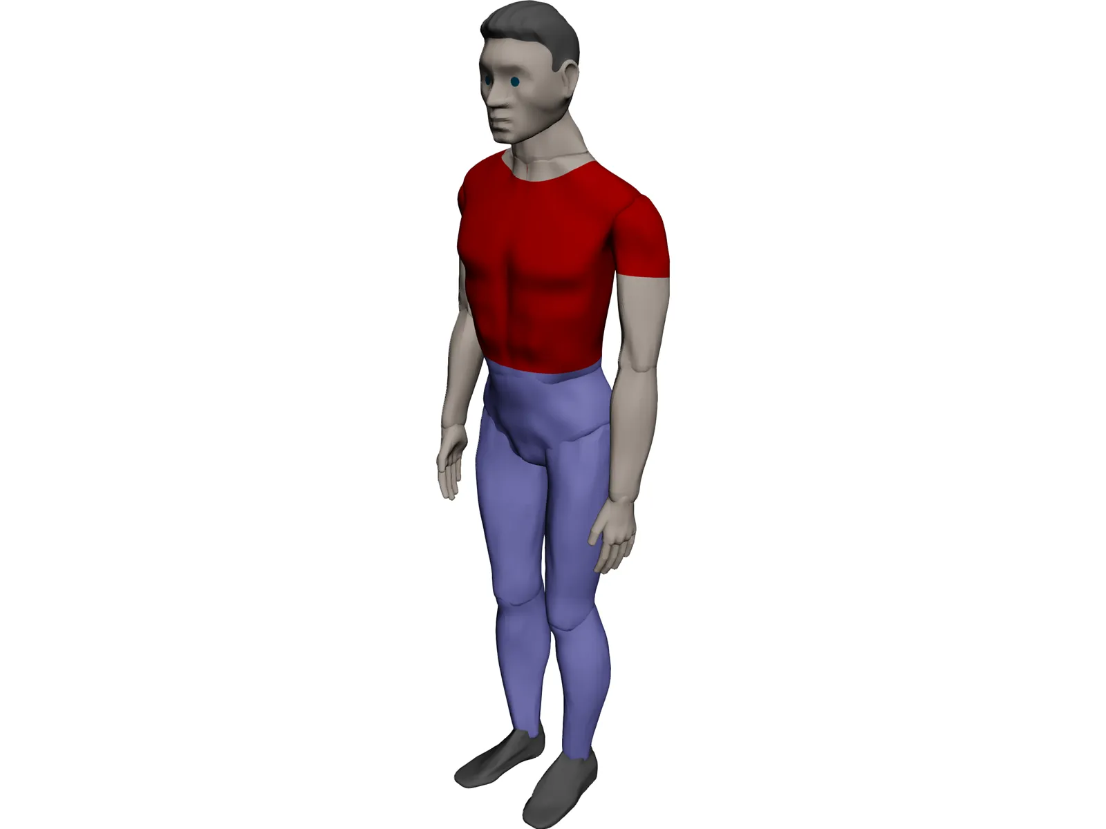 Man 3D Model main preview