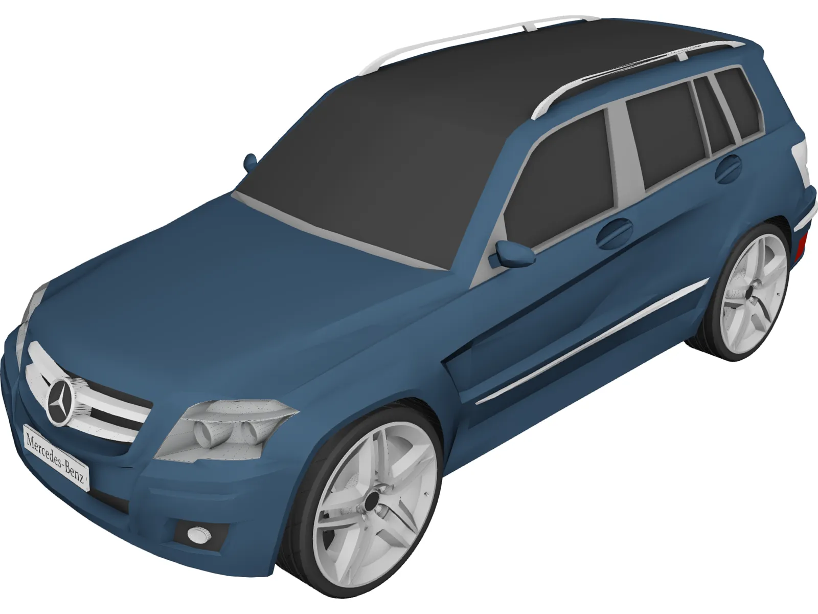 Mercedes-Benz GLK-Class 3D Model main preview