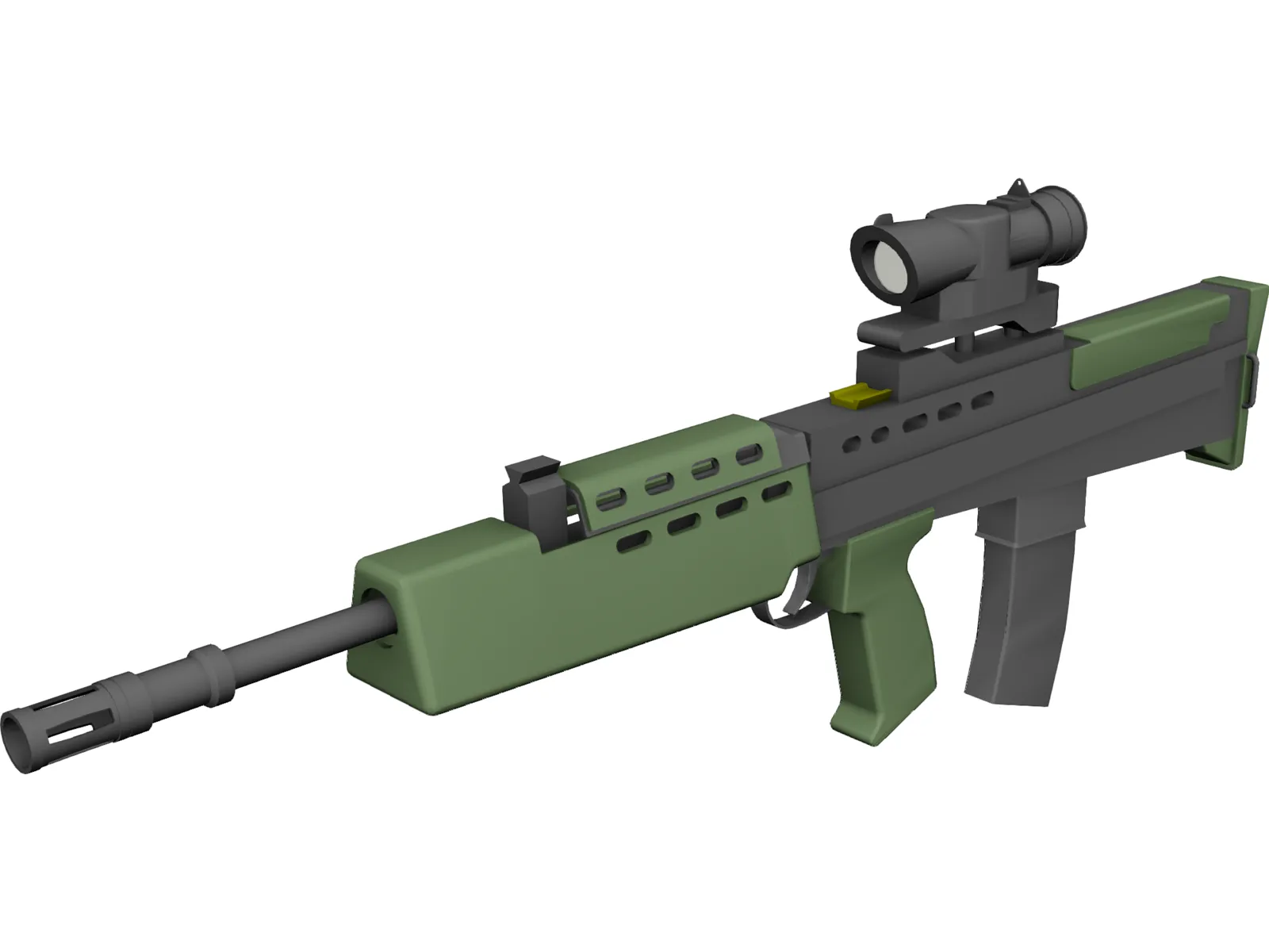 SA80 L85 Rifle 3D Model main preview