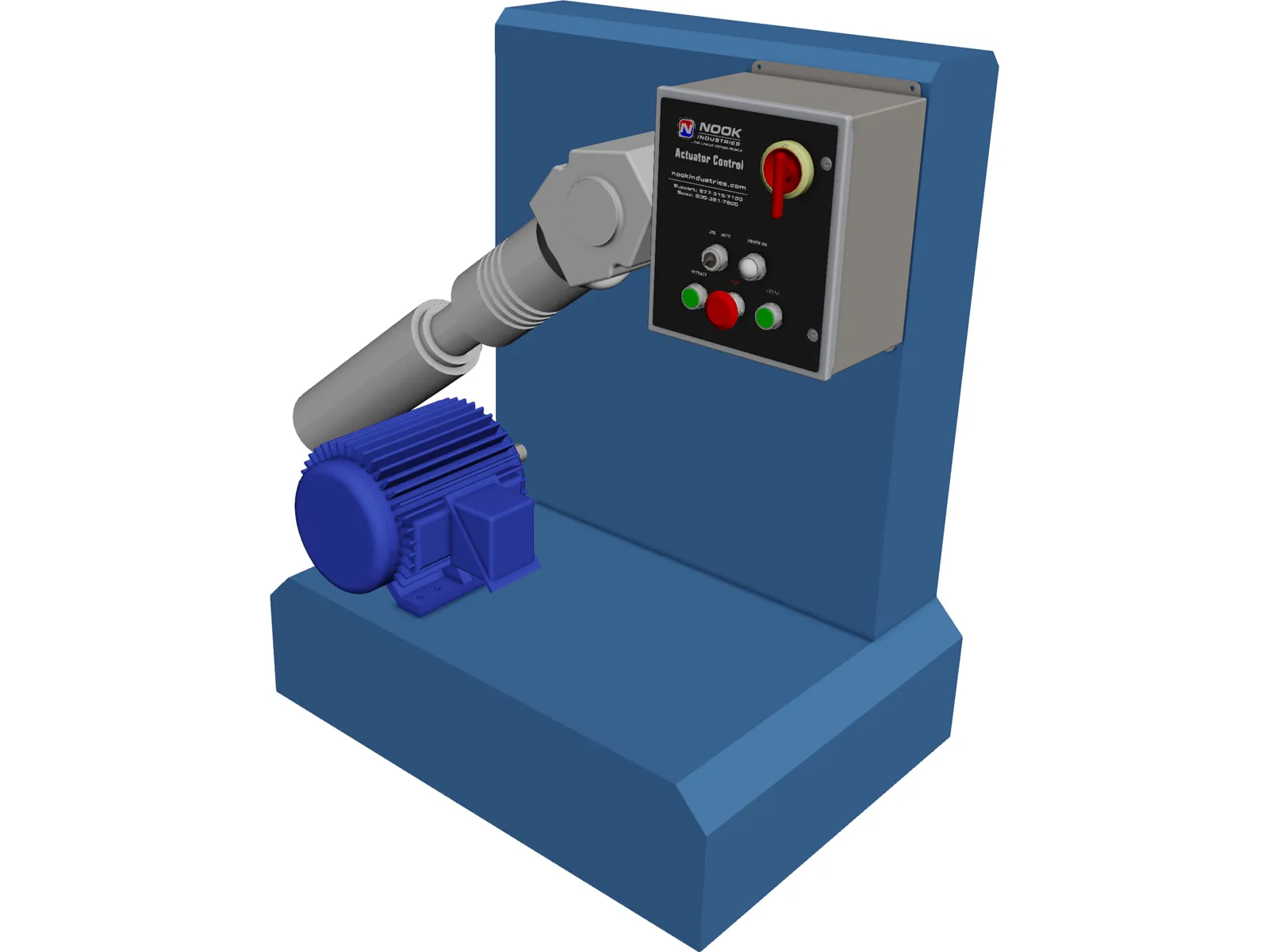 Cryogenic Pump 3D Model main preview