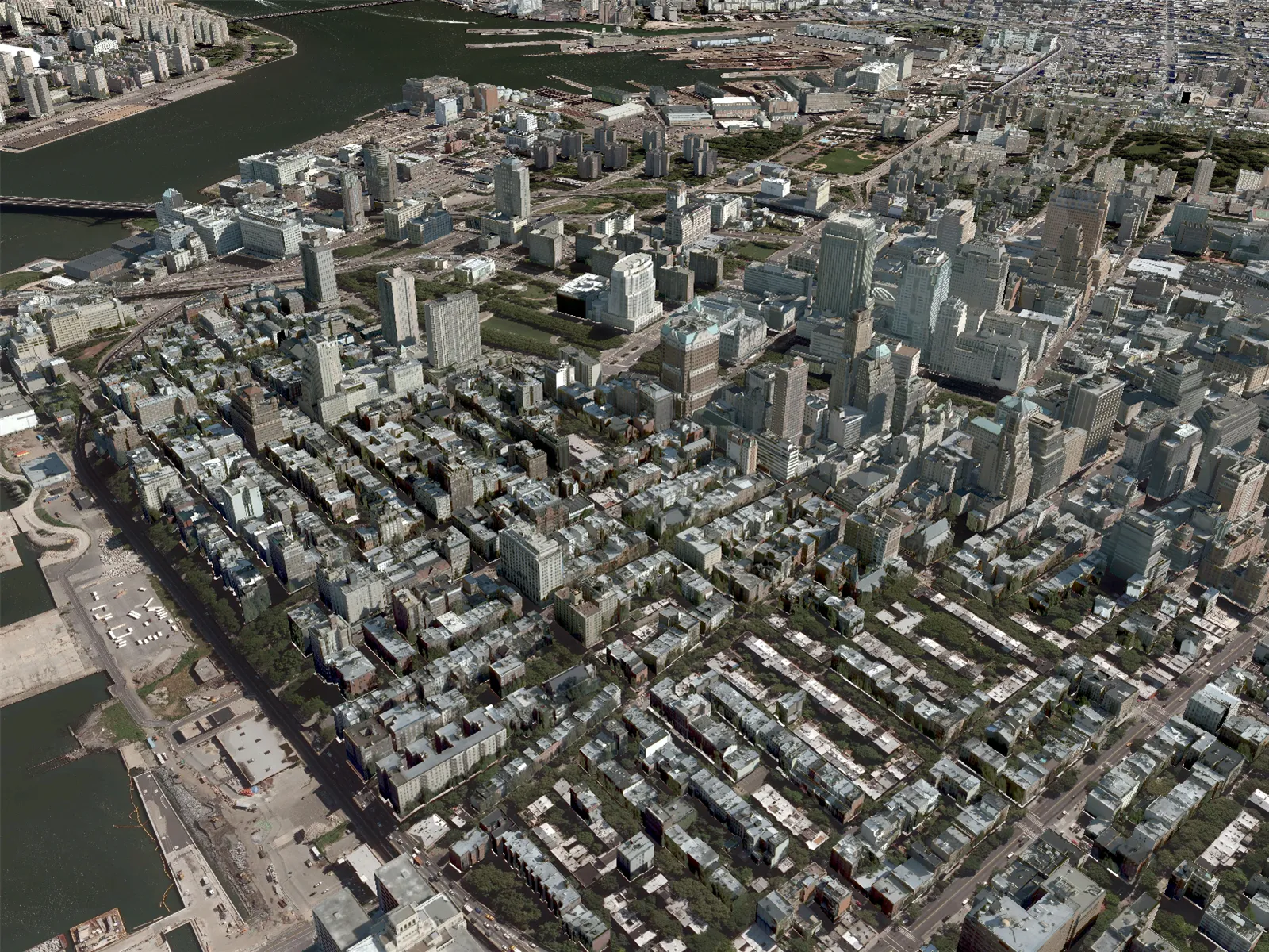 New York City Brooklyn 3D Model main preview