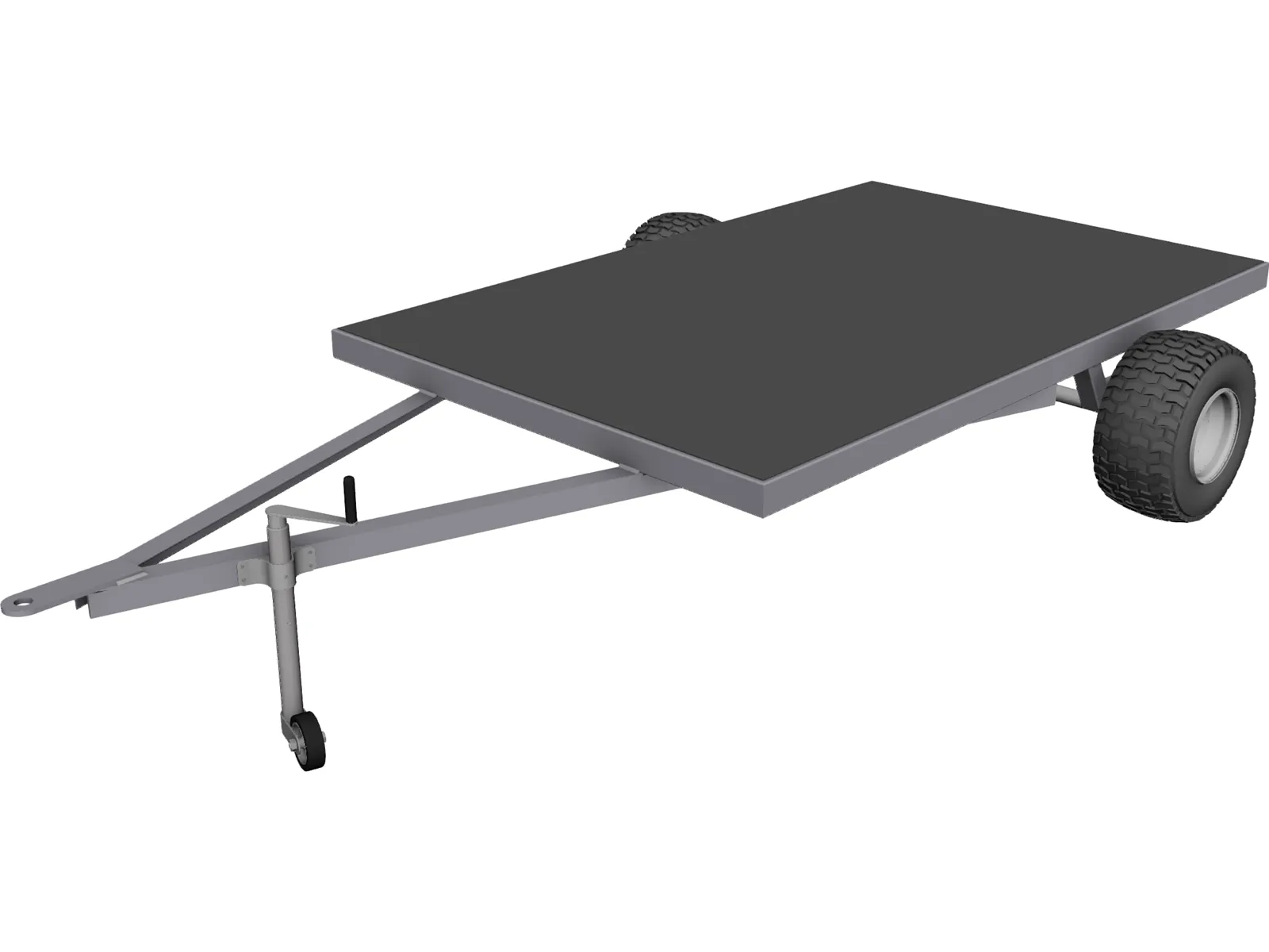 Trailer 3D Model main preview