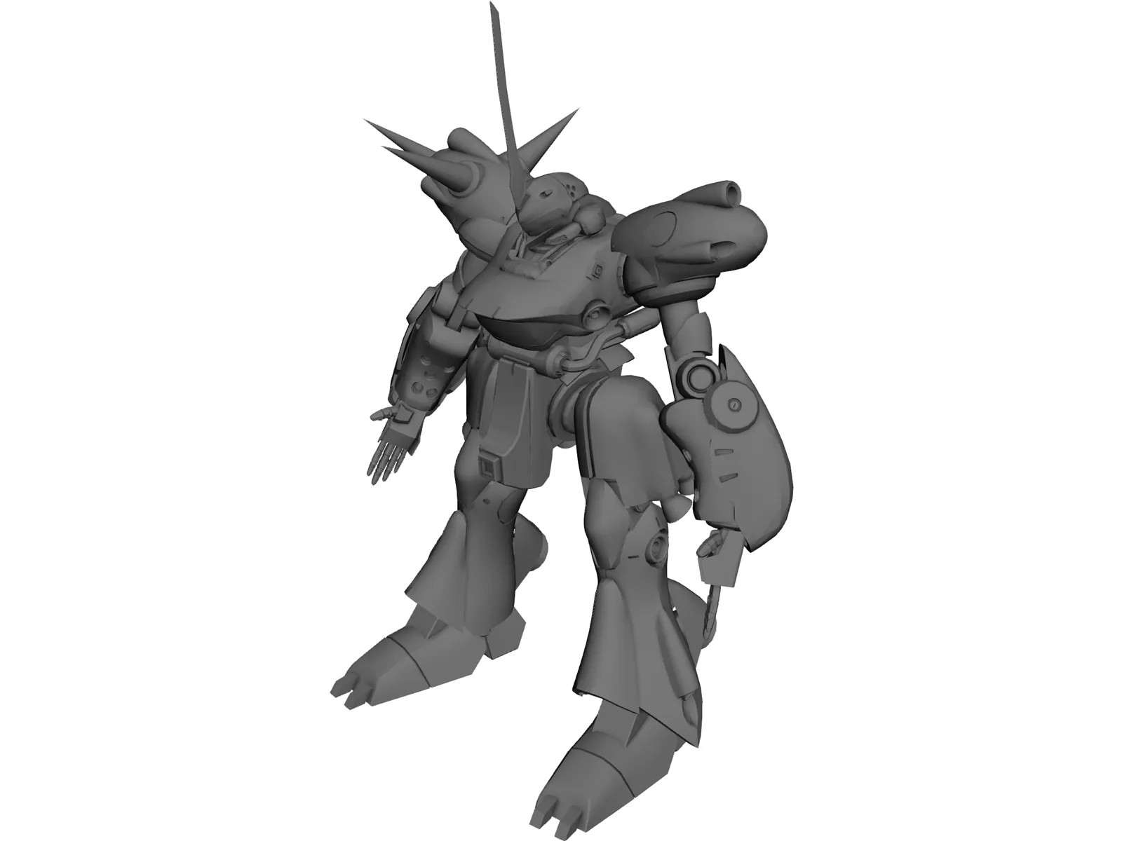 MS-18E Kampher 3D Model main preview